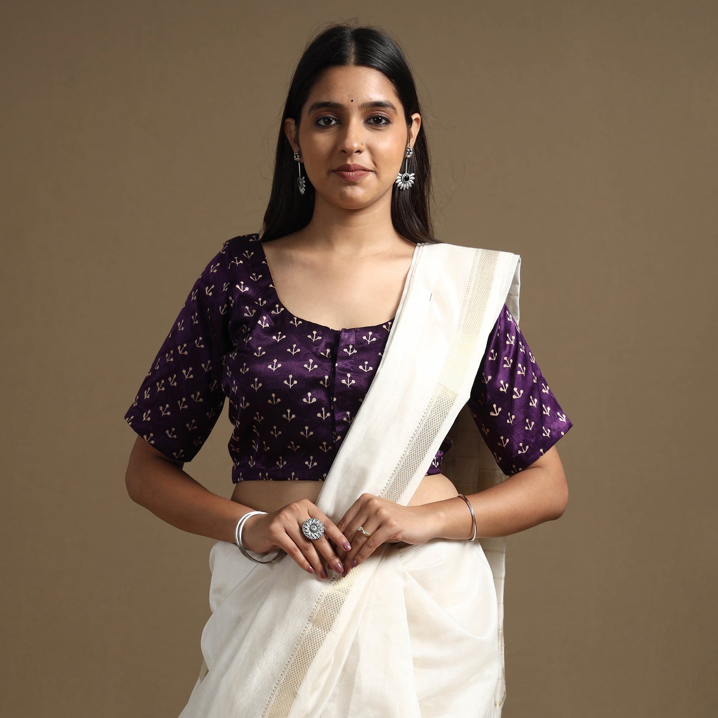 Block Print Stitched Blouse