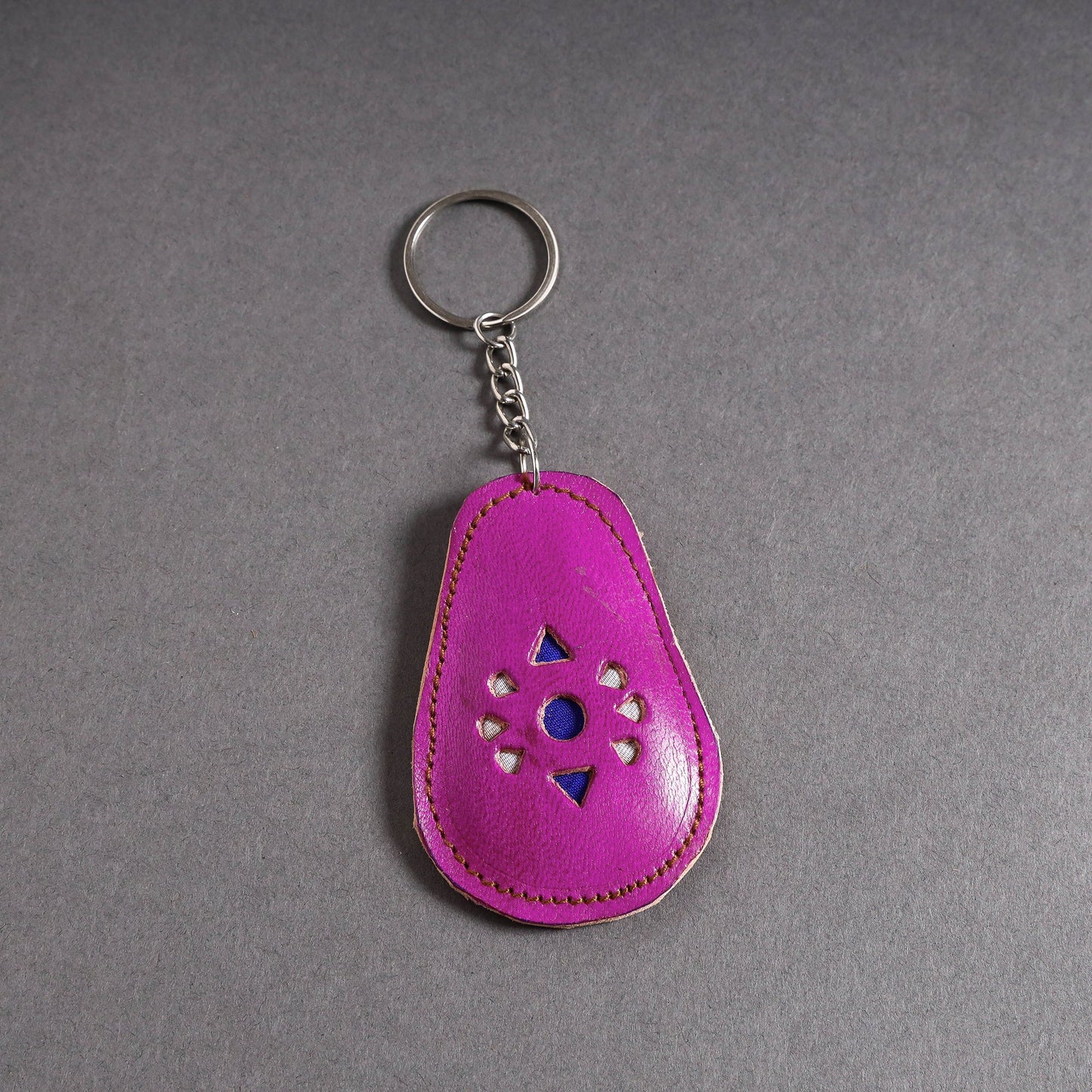 Handcrafted Kutch Leather Keychain