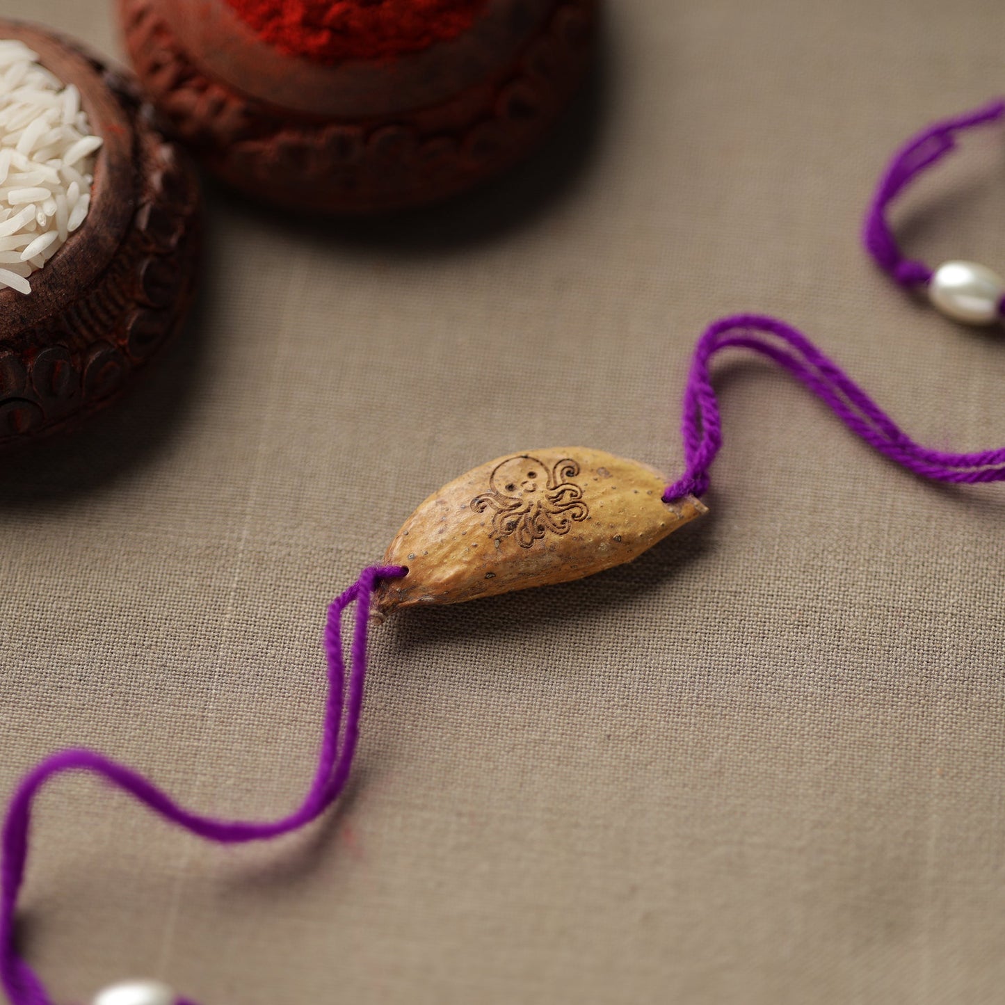 Green - Handcrafted Plantable Seed Rakhi