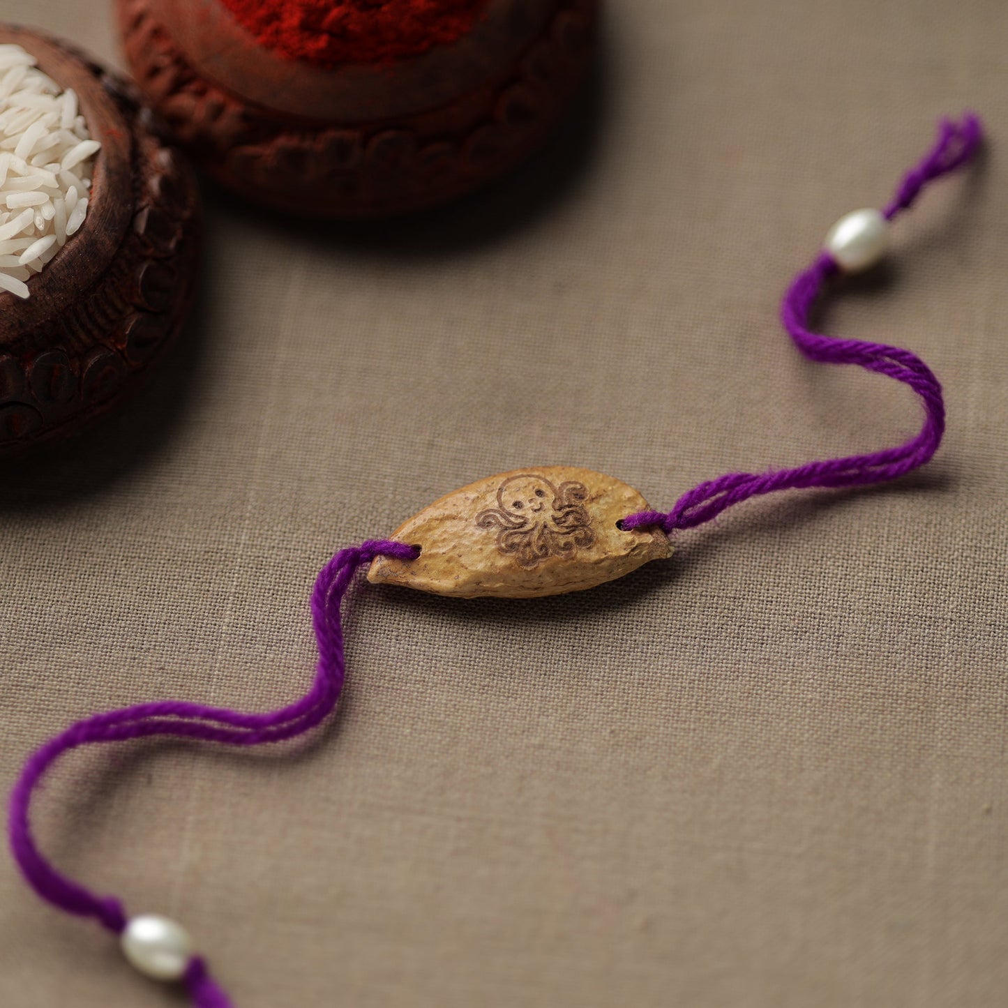 Green - Handcrafted Plantable Seed Rakhi