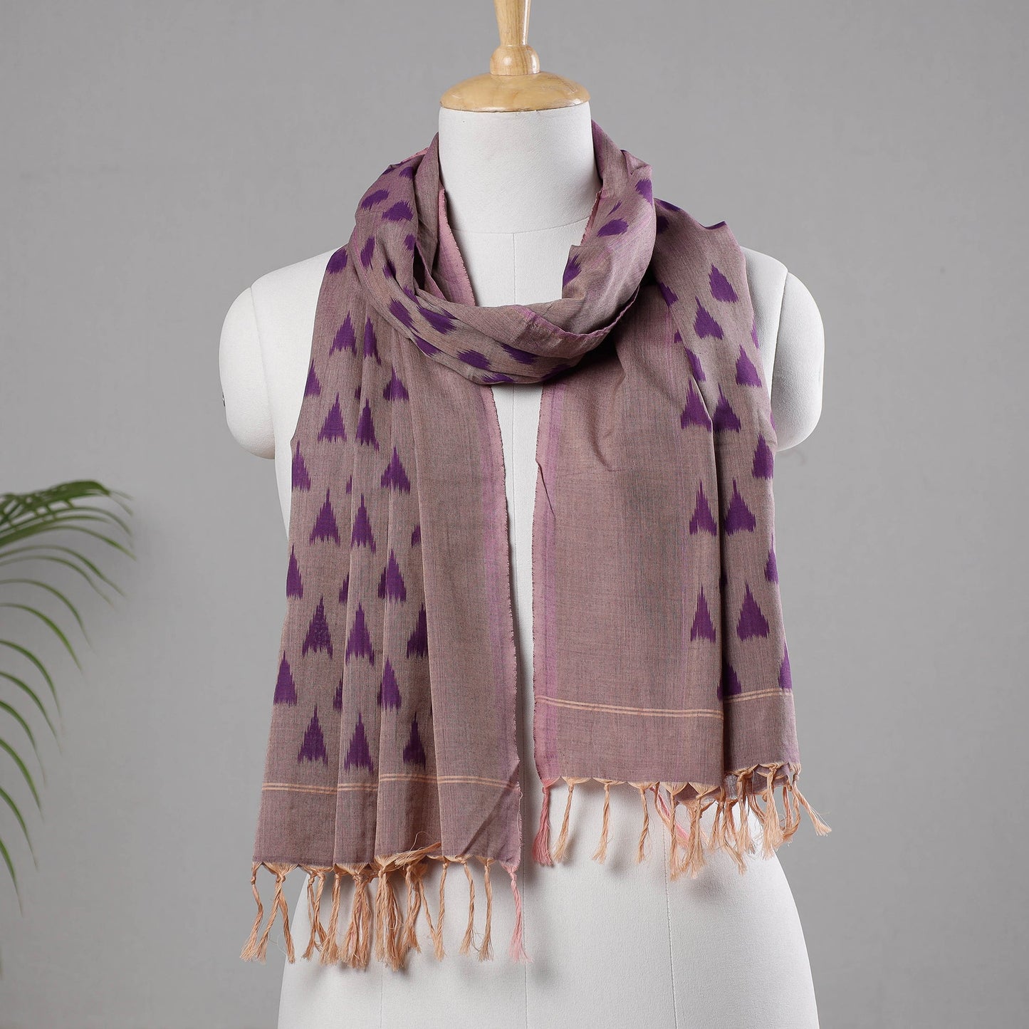 Handloom Cotton Pochampally Ikat Stole