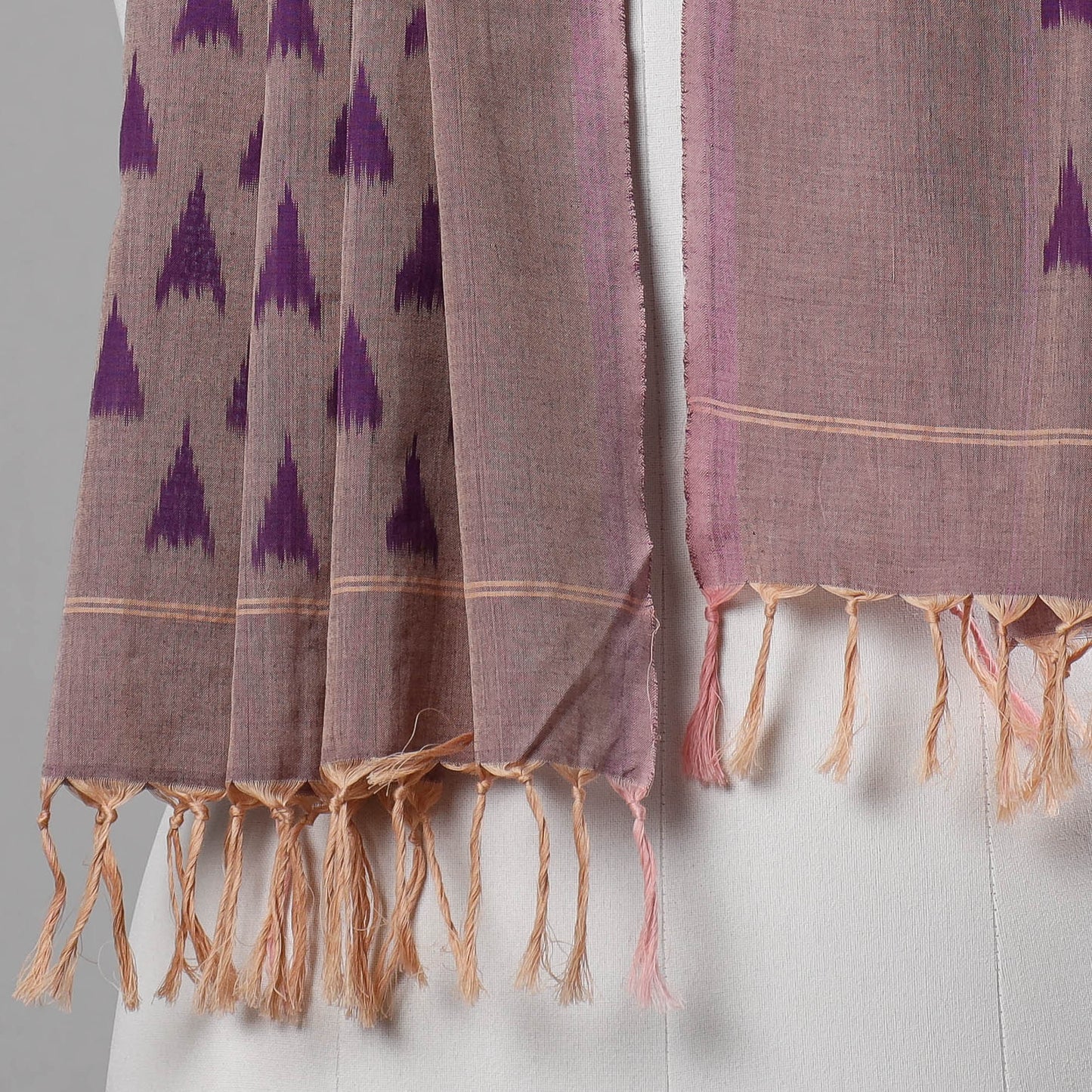 Handloom Cotton Pochampally Ikat Stole