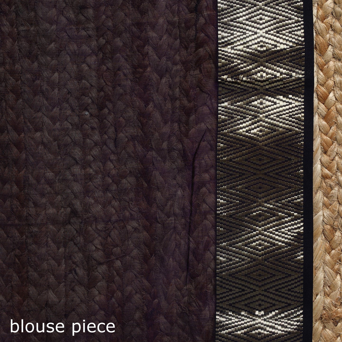 Purple - handloom maheshwari saree with zari border 32