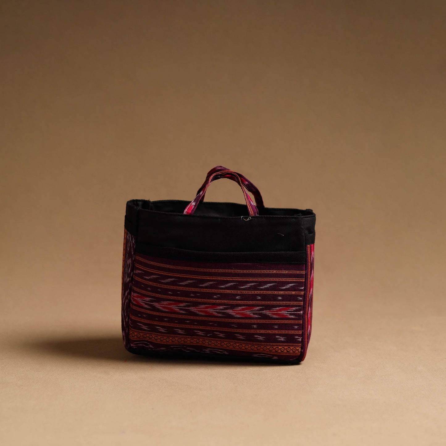 Purple Handmade Cotton Multipurpose Cosmetic/Toiletry Bag