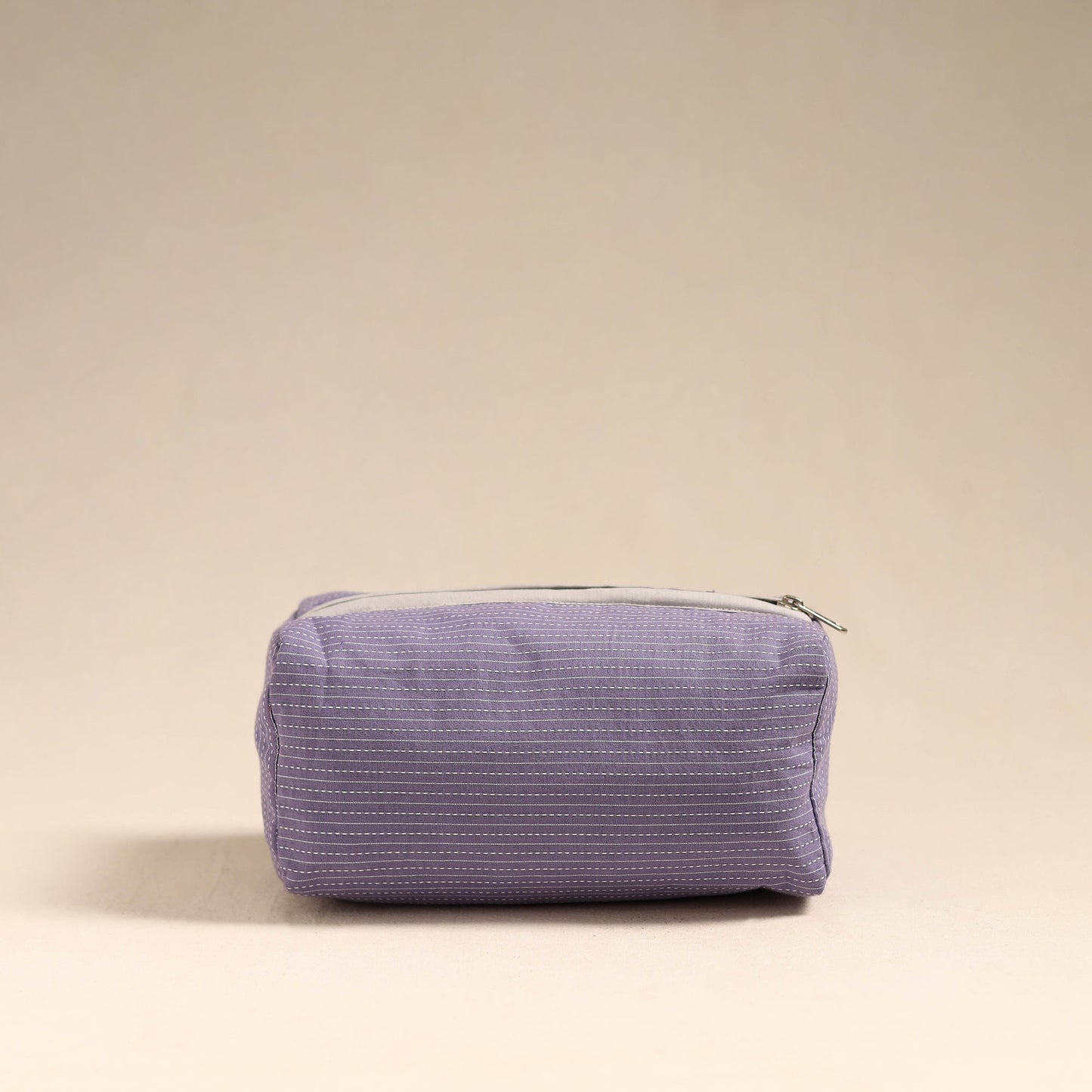 Purple Handmade Cotton Toiletry Bag