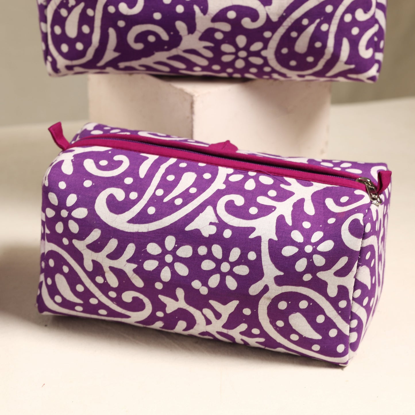 Handmade Cotton Toiletry Bags (Set of 3) 94