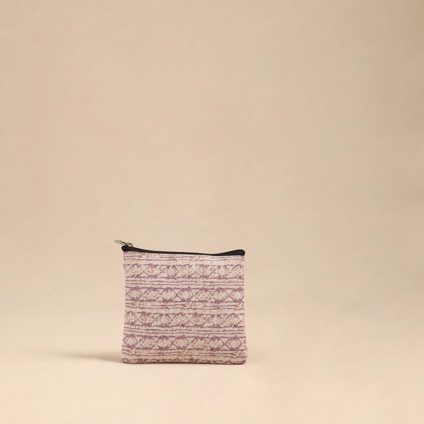 Purple Handmade Cotton Utility Pouches (Set of 3)