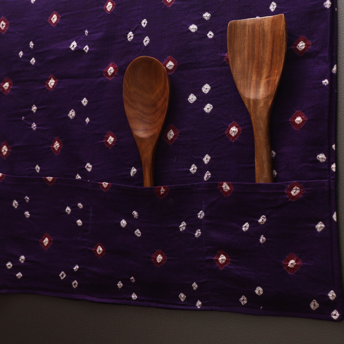 Handmade fridge top cover with multiple pockets 72