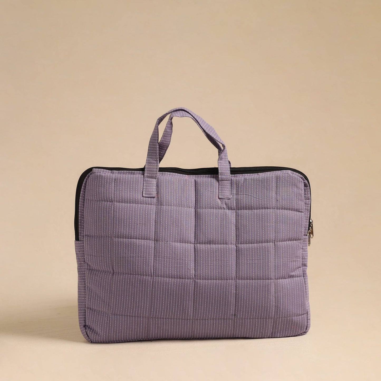 Handmade Quilted Cotton Laptop Bag