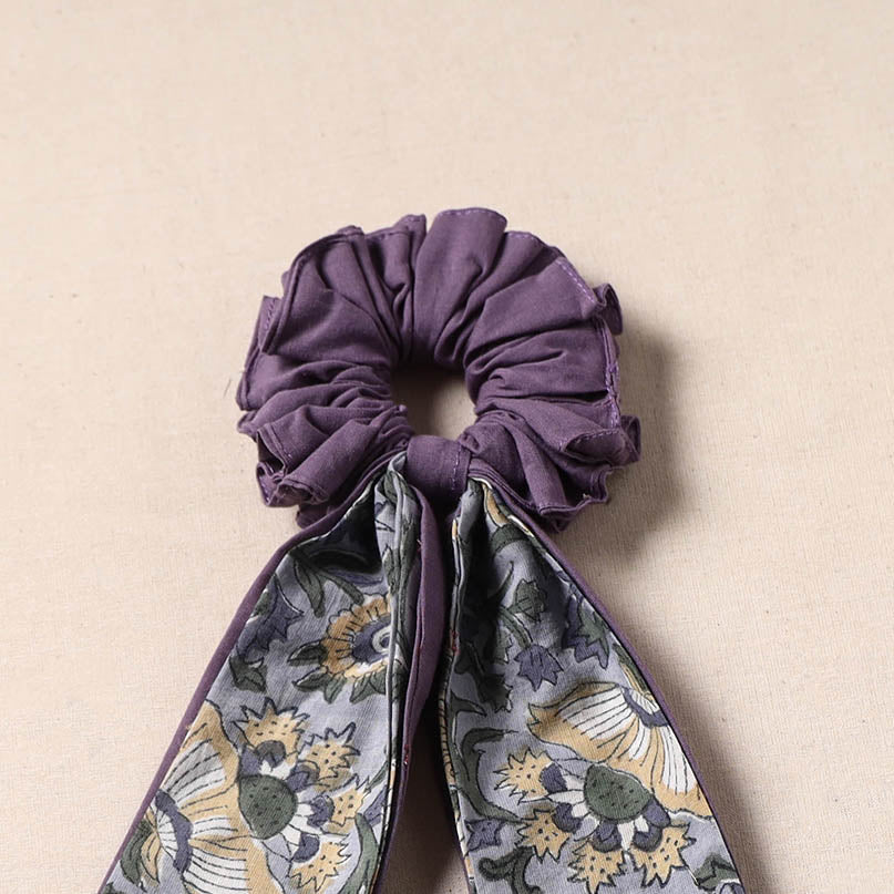 Handmade rubber band/scarf scrunchie 50 - handcrafted