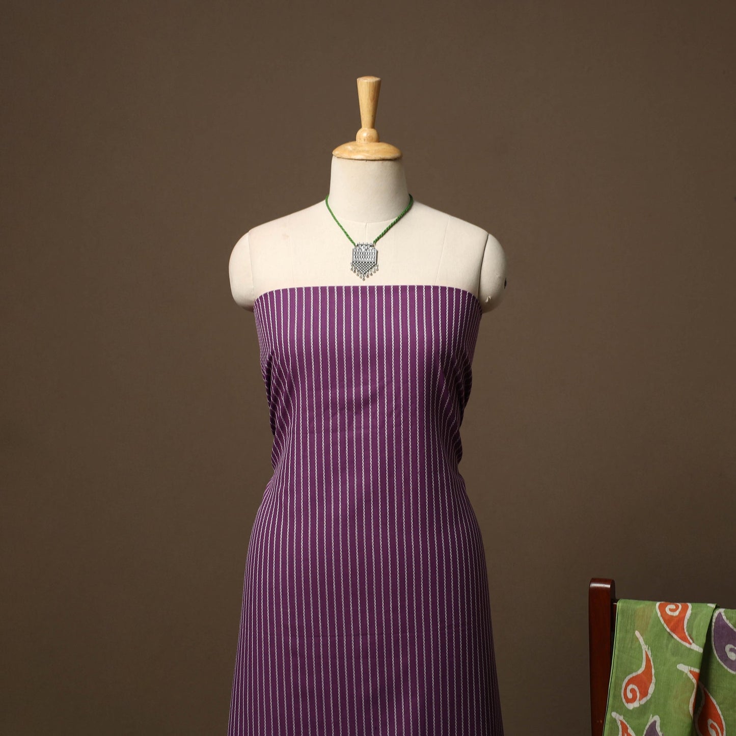 Jacquard cotton 2pc unstitched dress material