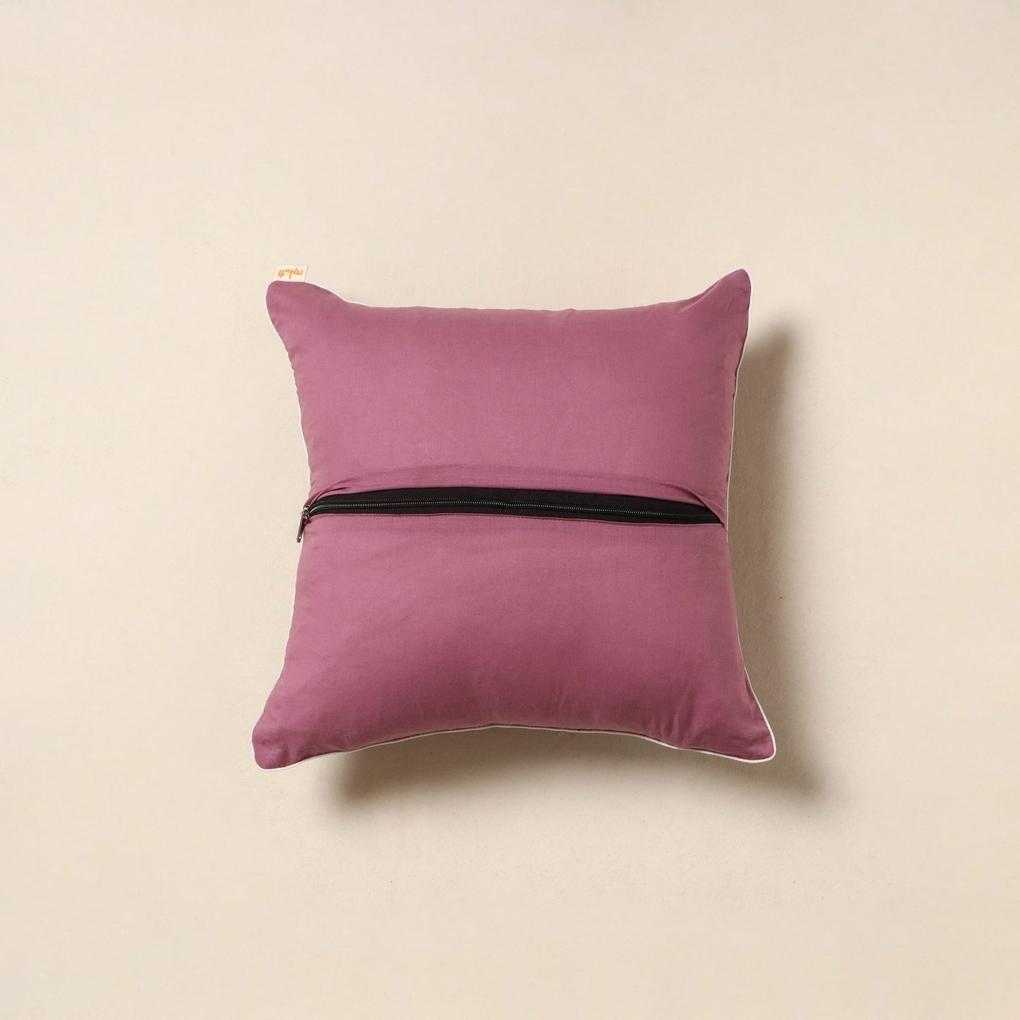 Purple - jacquard weave cotton cushion cover 64