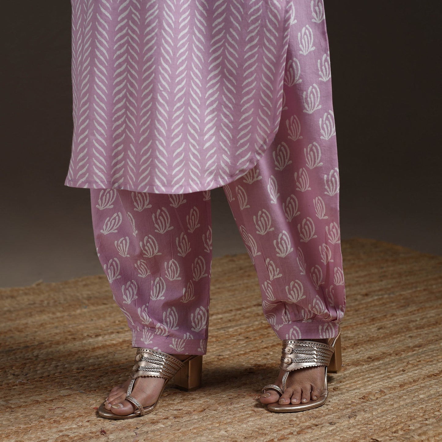Jaipur hand cotton suit set with dupatta for women 18