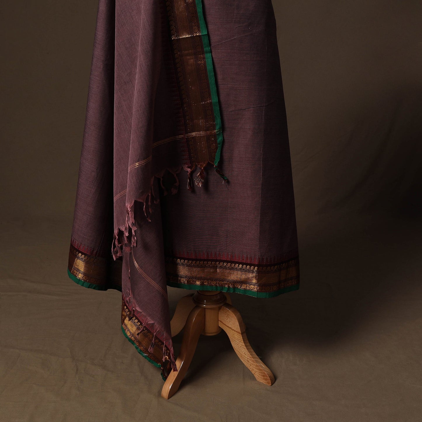 Kandangi chettinad cotton 2pc unstitched dress material 24