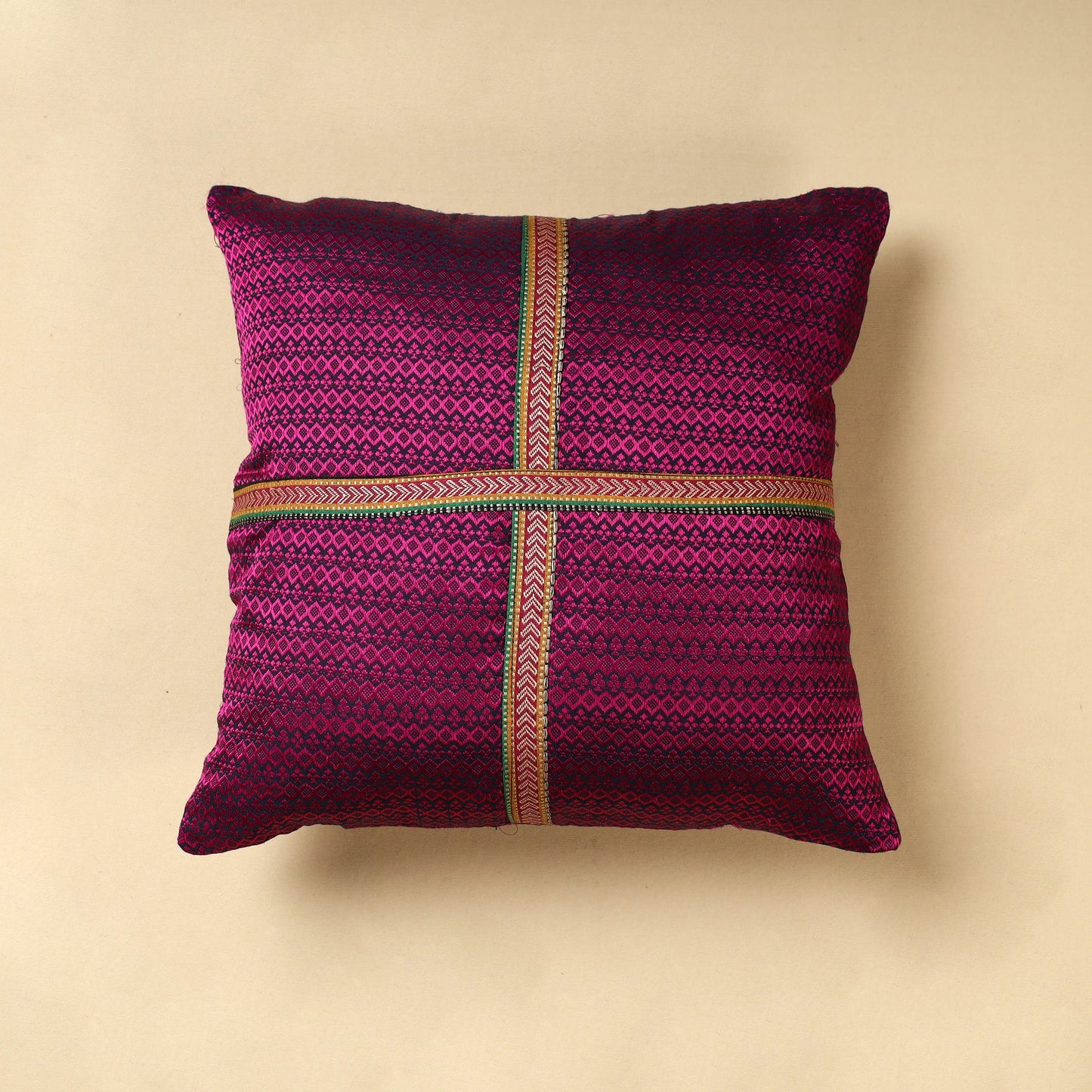 Khun Weave Cotton Cushion Cover (16 x 16 in)
