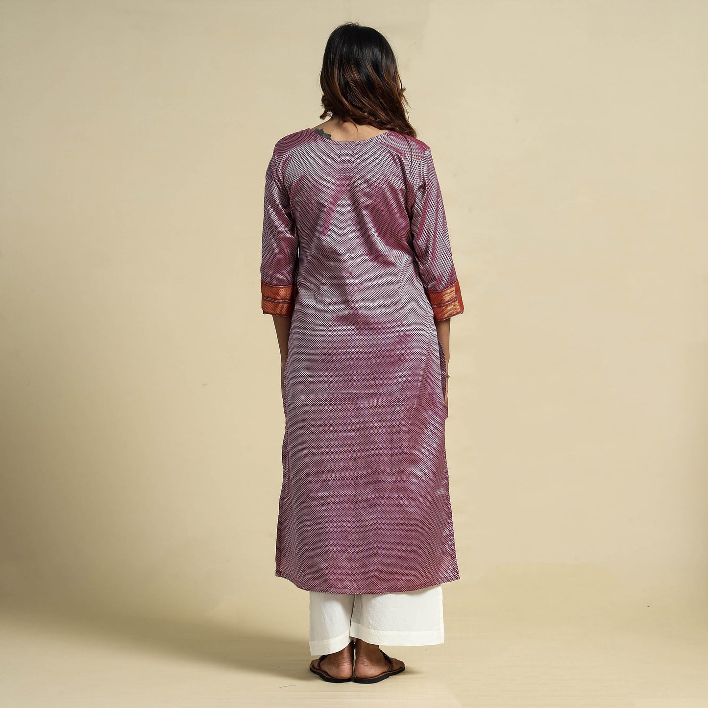 Buy Khun Weave Cotton Straight Kurta Online at iTokri.com
