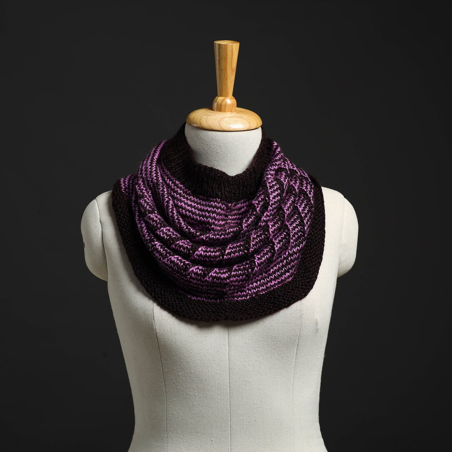 Kumaun Hand-Knitted Woolen Cowl