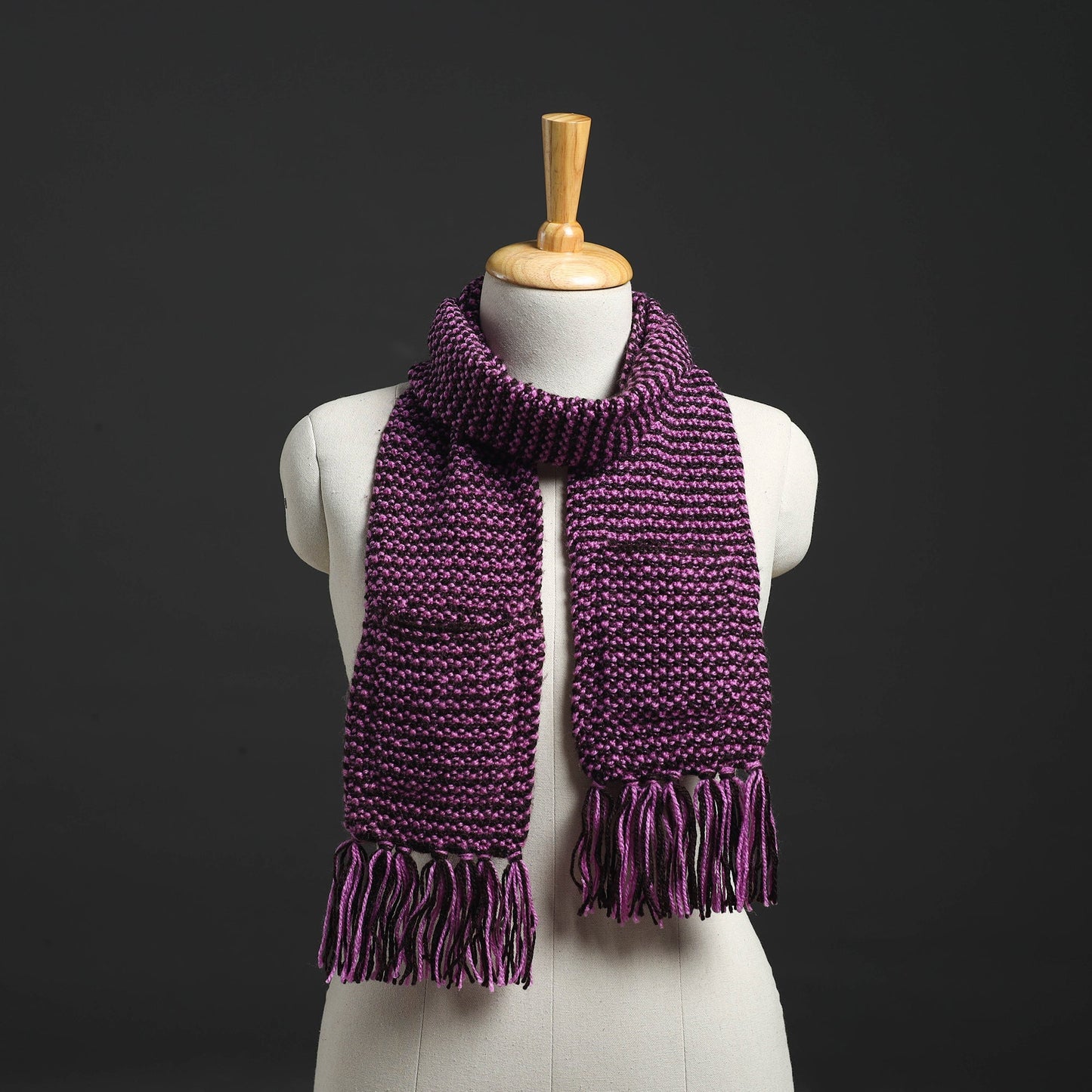 Kumaun Hand Knitted Woolen Muffler for Men & Women Online in India