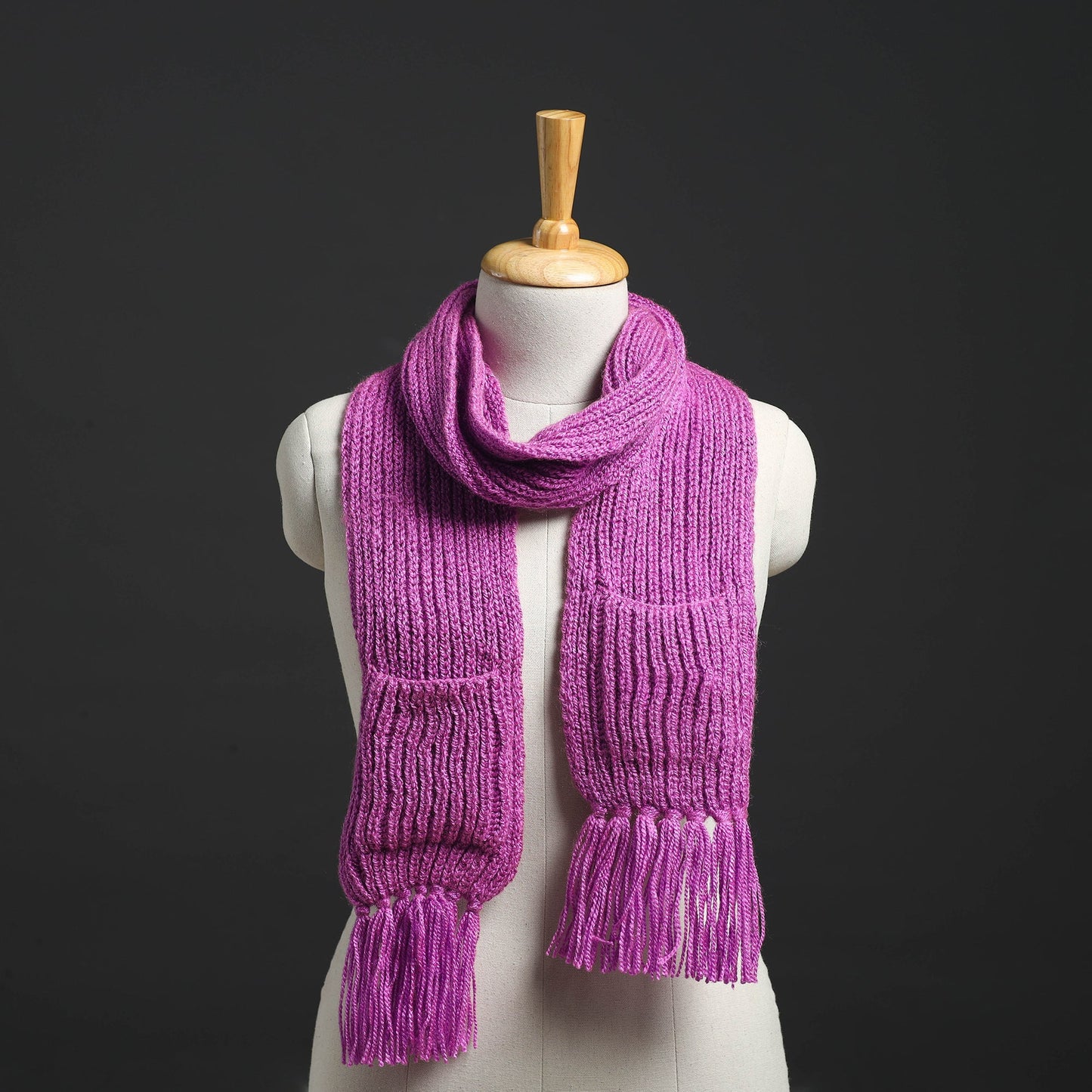 Kumaun Hand Knitted Woolen Muffler for Men & Women Online in India