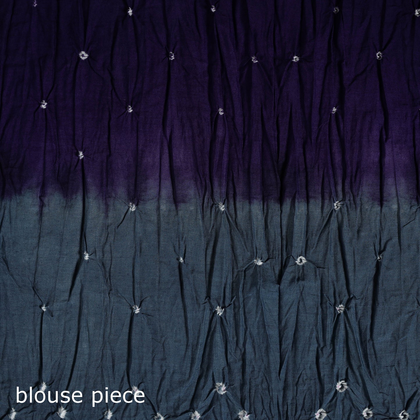 Kutch bandhani tie-dye cotton saree with blouse piece 05