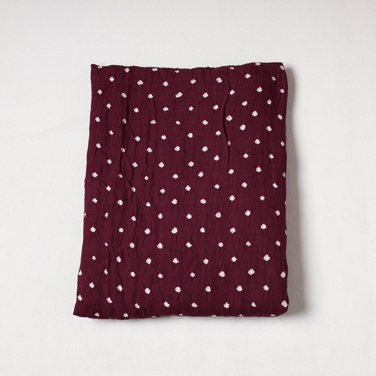 Kutch Bandhani Tie-Dye Mul Cotton Precut Fabric