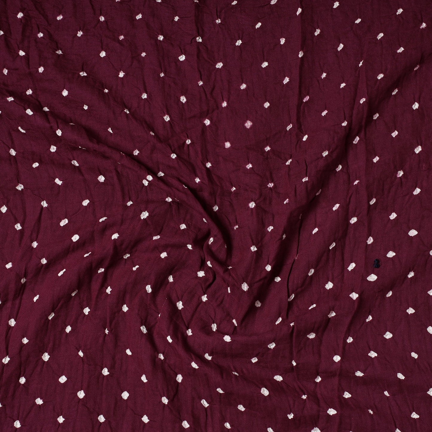 Kutch Bandhani Tie-Dye Mul Cotton Precut Fabric