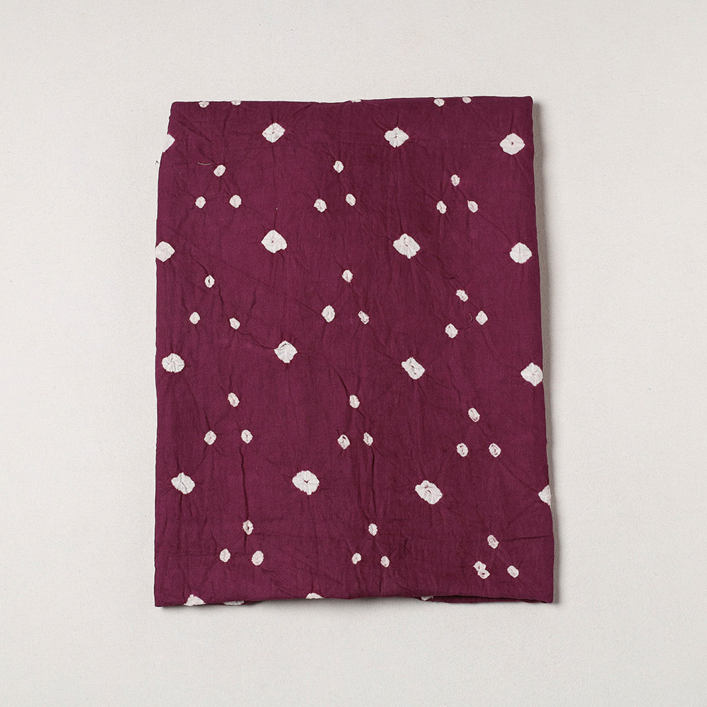Kutch Bandhani Tie-Dye Mul Cotton Precut Fabric