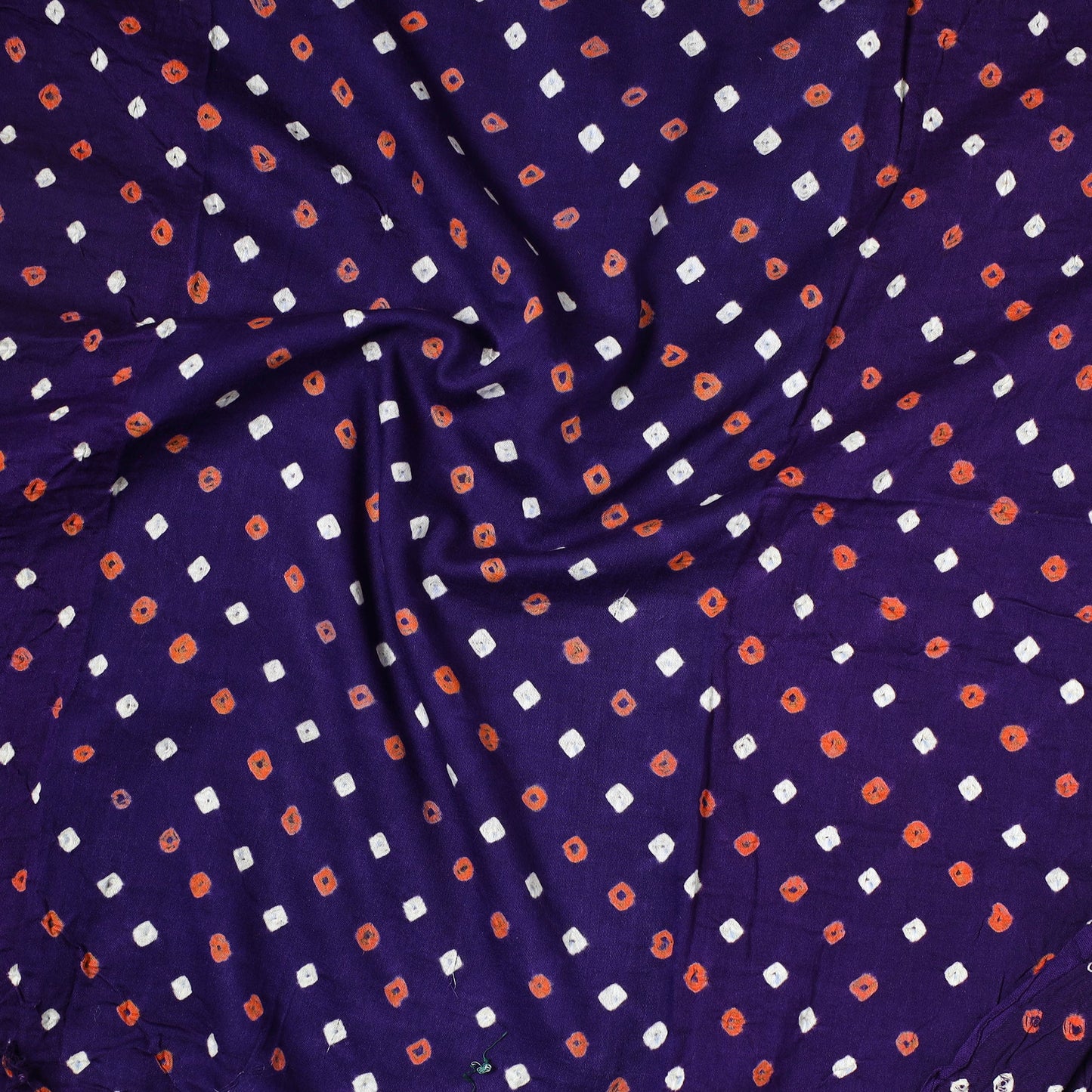 Kutch Bandhani Tie-Dye Satin Cotton Precut Fabric 57
