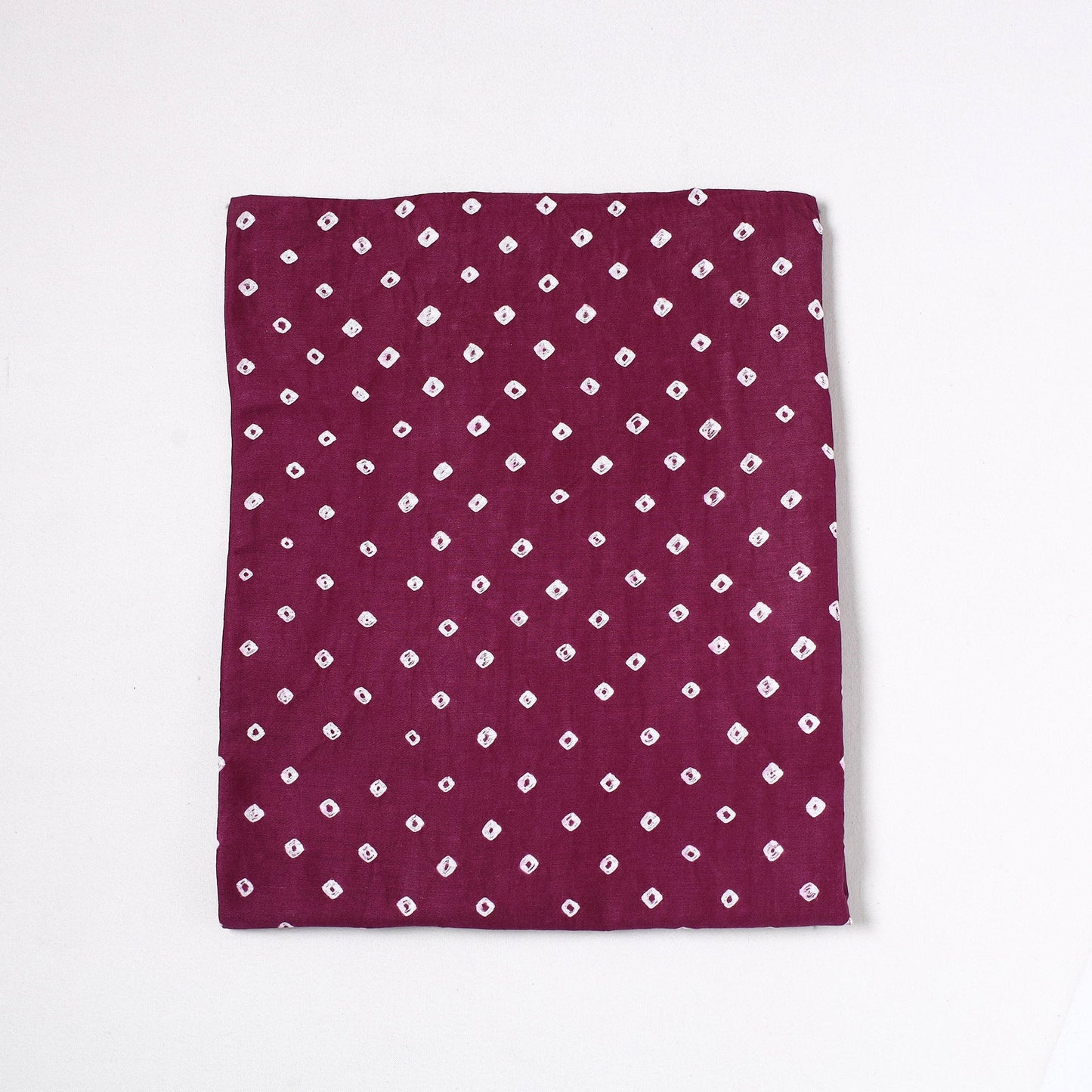 Kutch Bandhani Tie-Dye Satin Cotton Precut Fabric 47