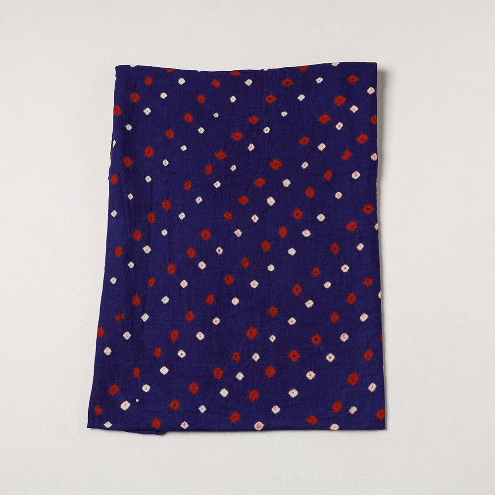 Kutch Bandhani Tie-Dye Soft Cotton Precut Fabric