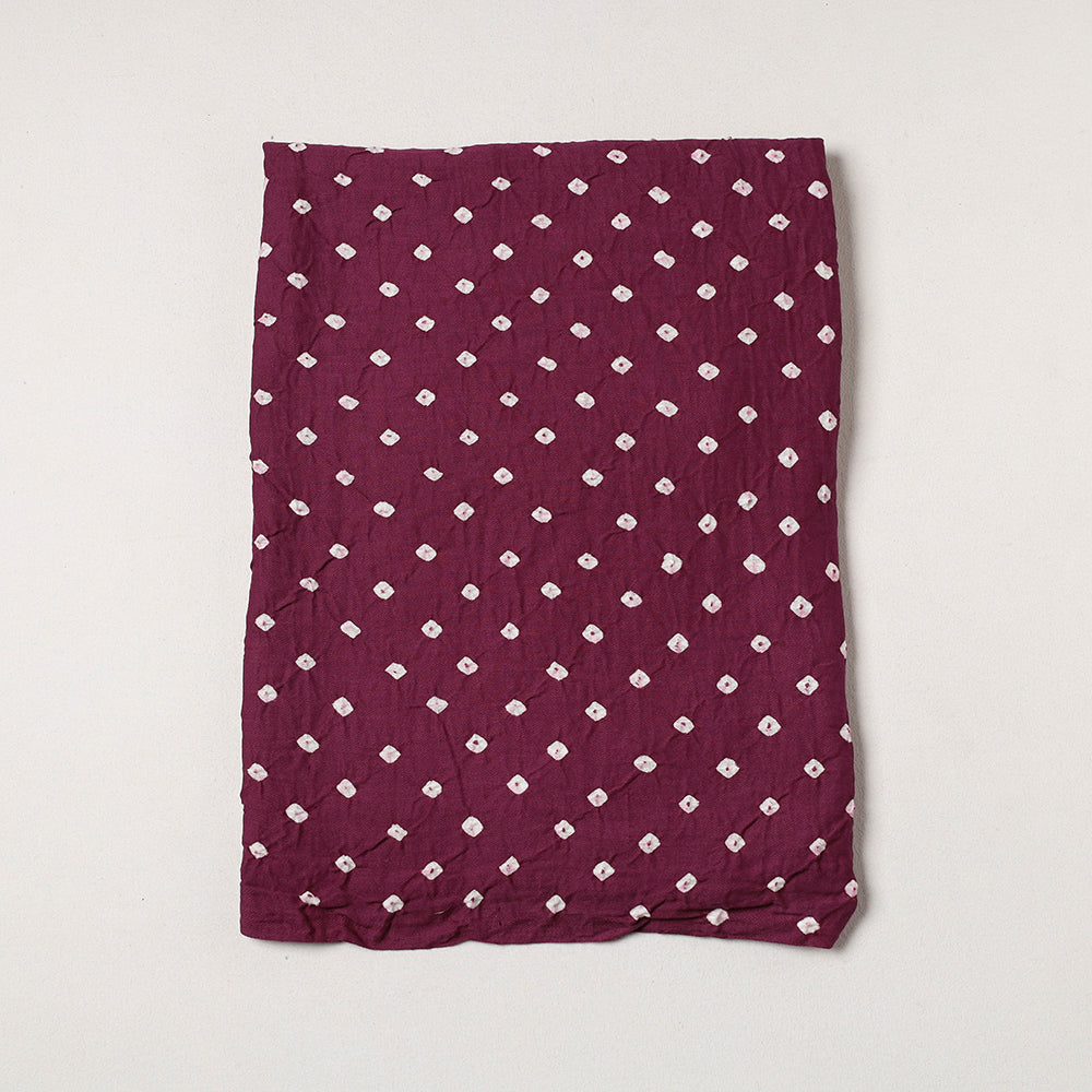 Kutch Bandhani Tie-Dye Soft Cotton Precut Fabric