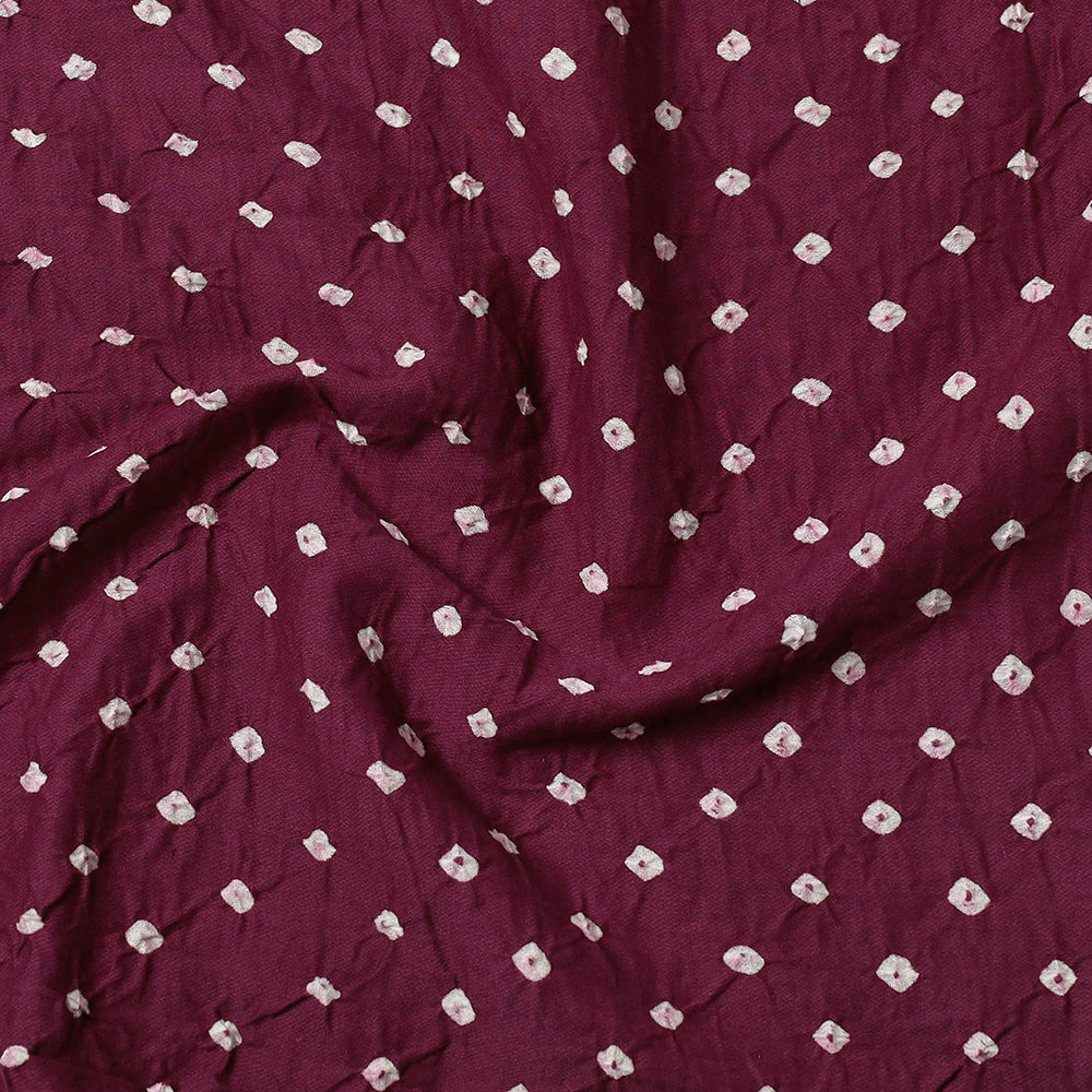 Kutch Bandhani Tie-Dye Soft Cotton Precut Fabric