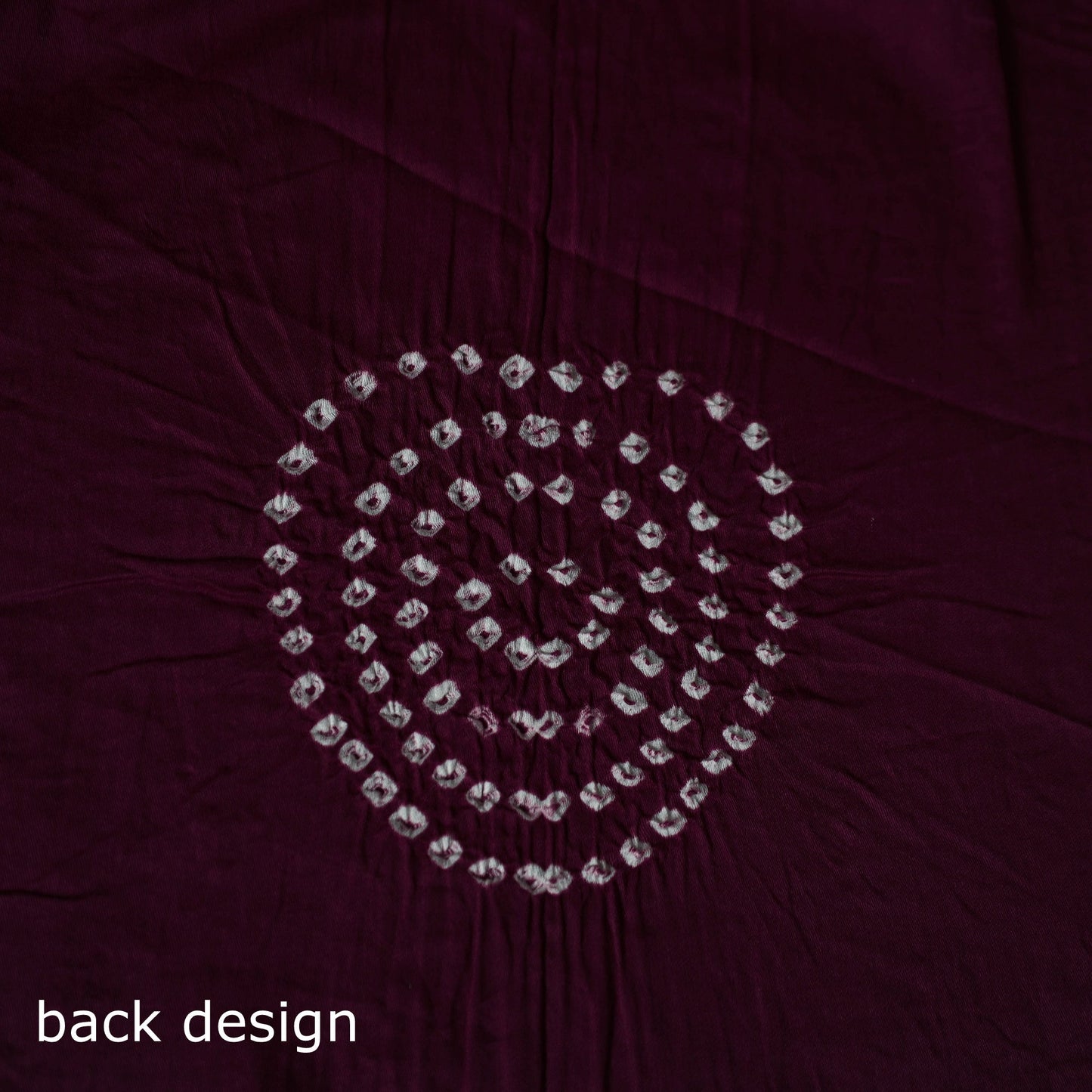 Kutch tie-dye satin cotton bandhani 3pc unstitched dress