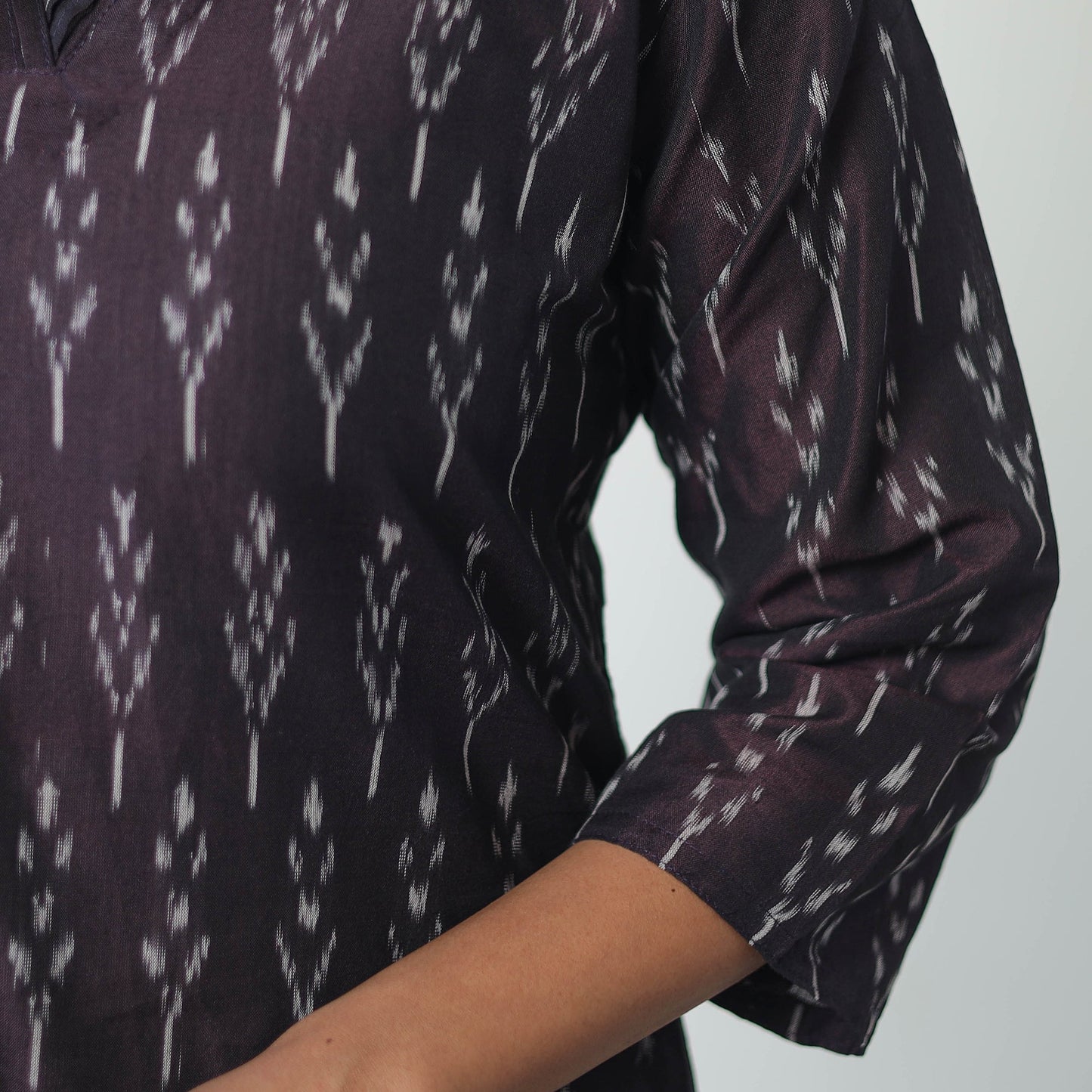 Cotton Pochampally Ikat Kurta for Women