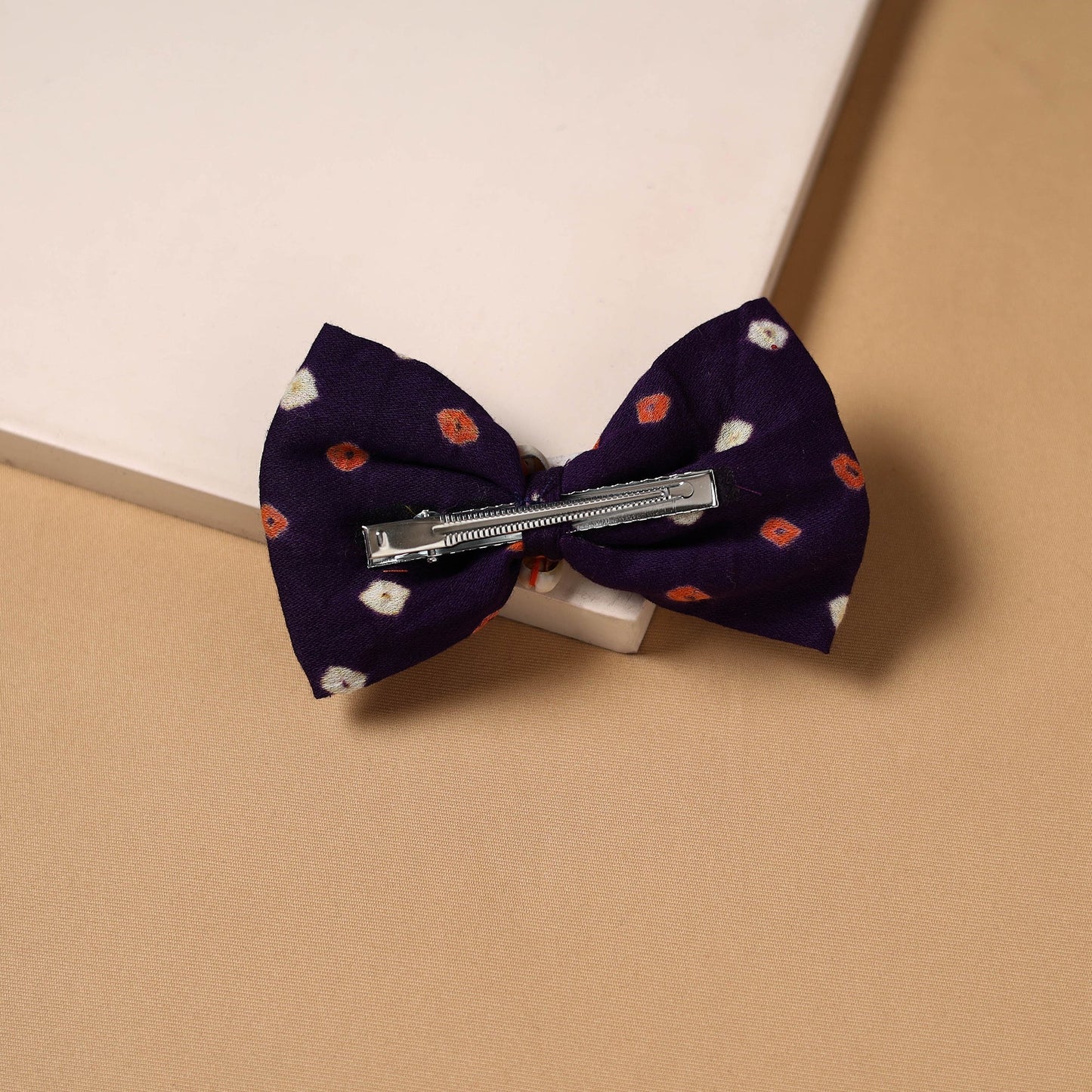 Mirror shell work women’s bow hair clip 14 - handcrafted
