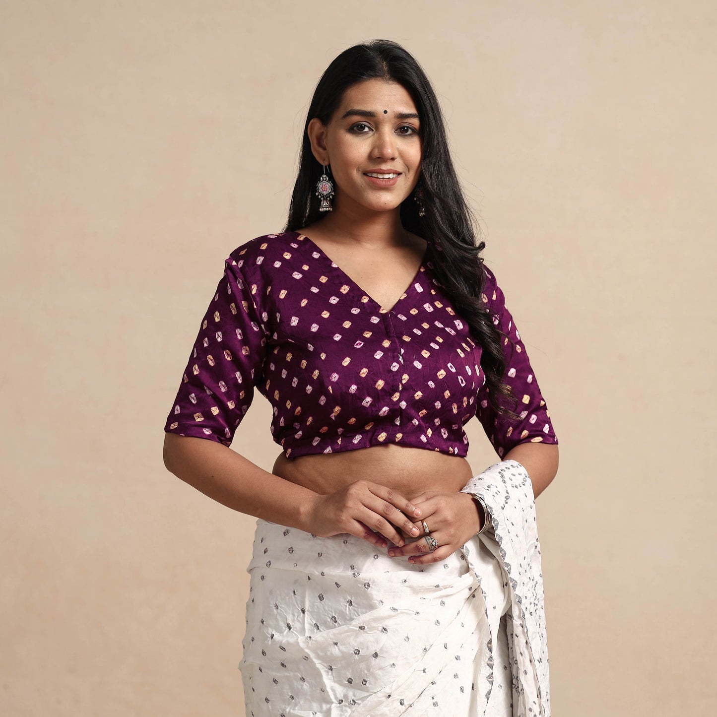 Bandhani Stitched Blouse