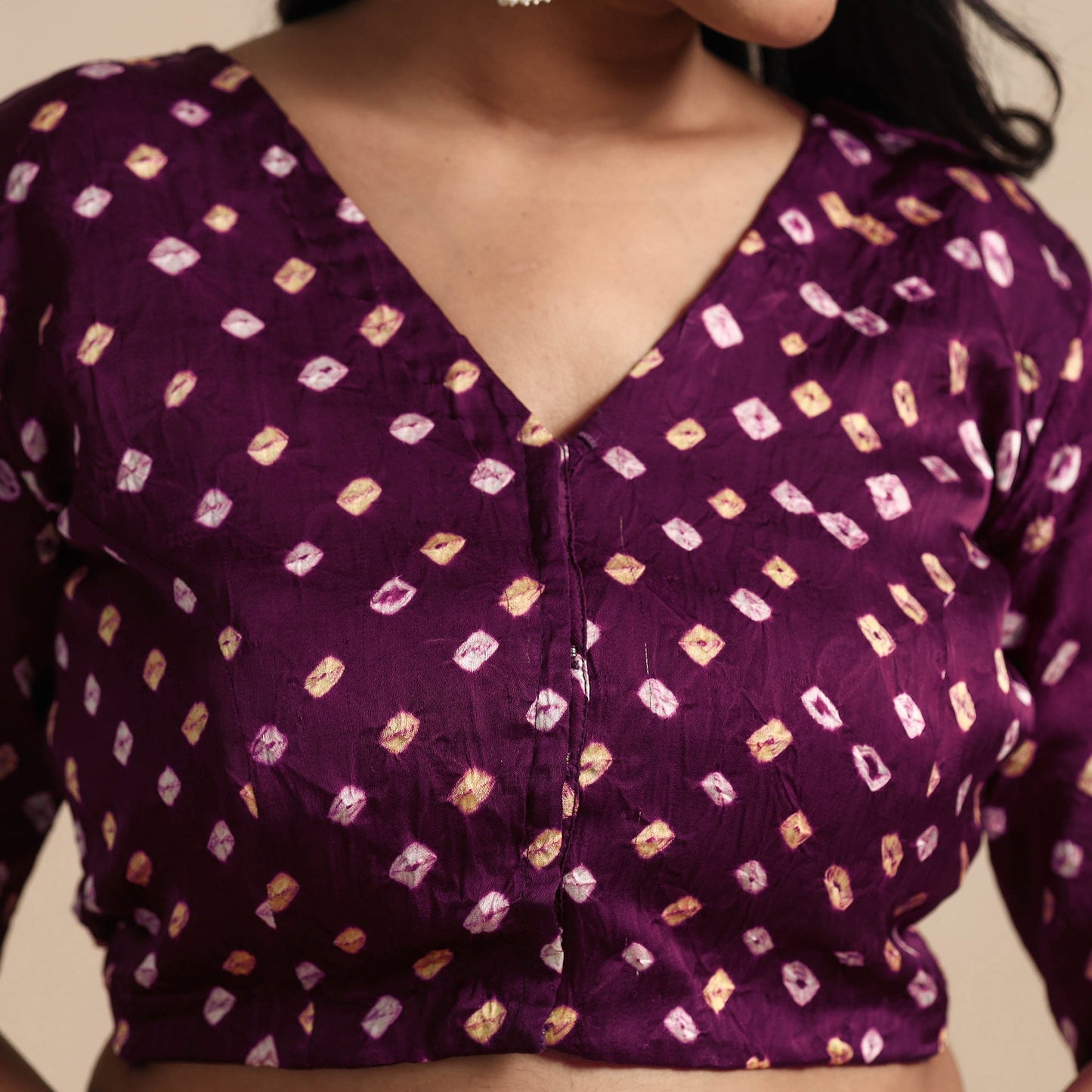 Bandhani Stitched Blouse
