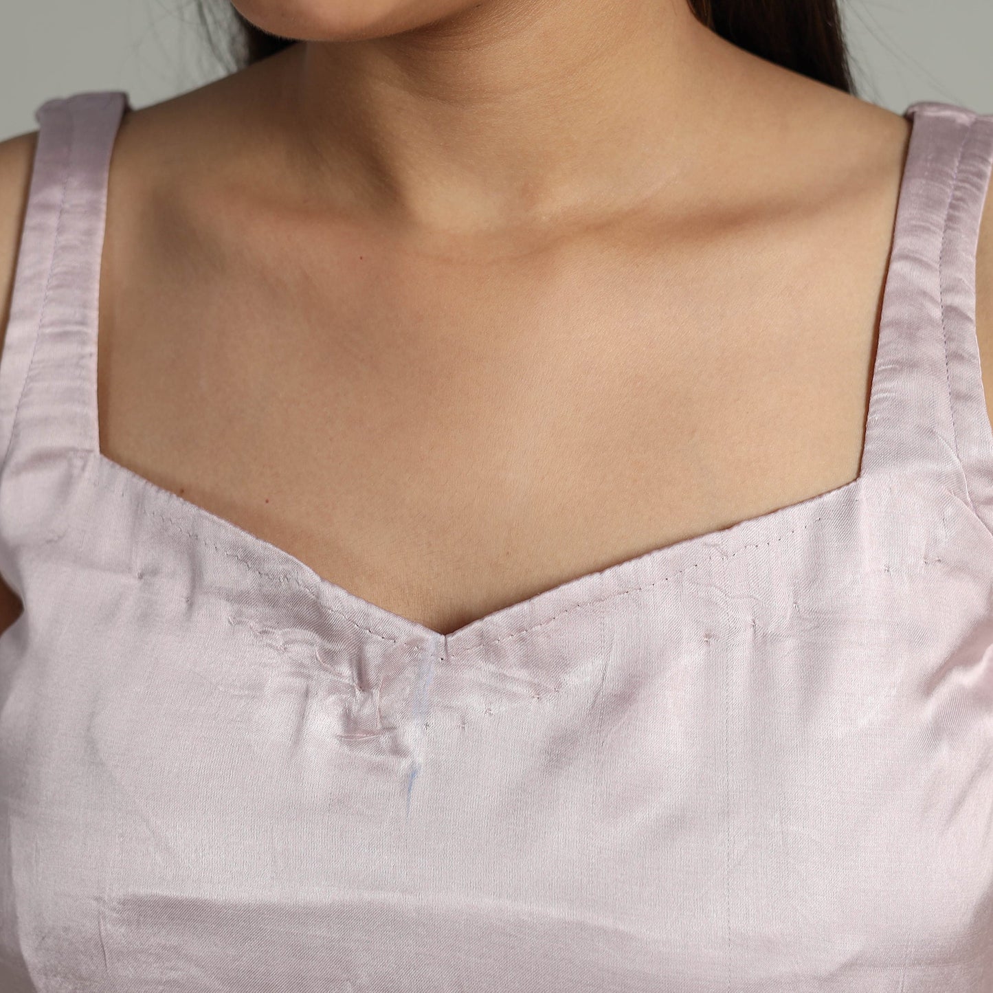 Buy Modal Silk Plain Stitched Blouse 10 Online at iTokri.com