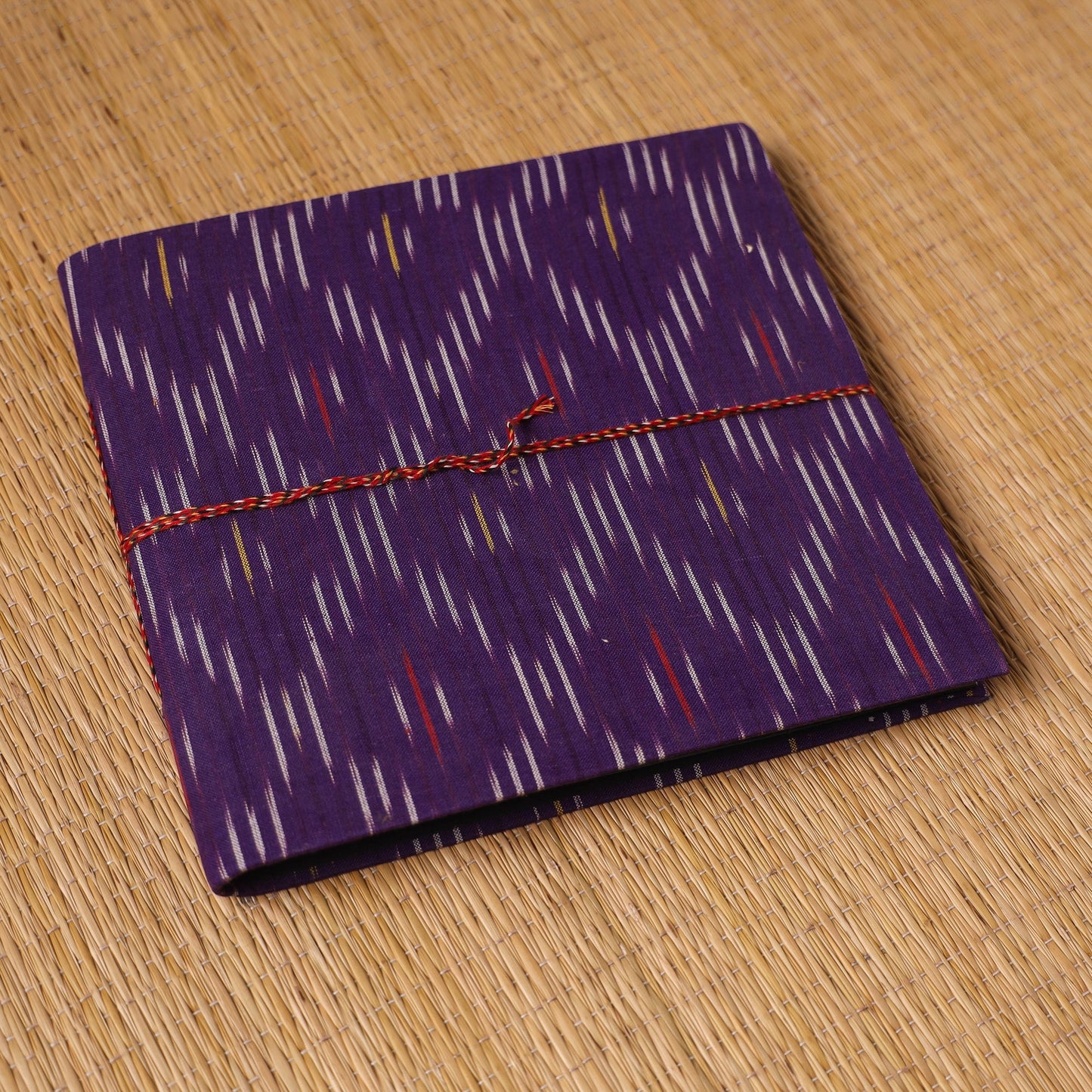 Pochampally ikat fabric cover handmade paper photo album (9