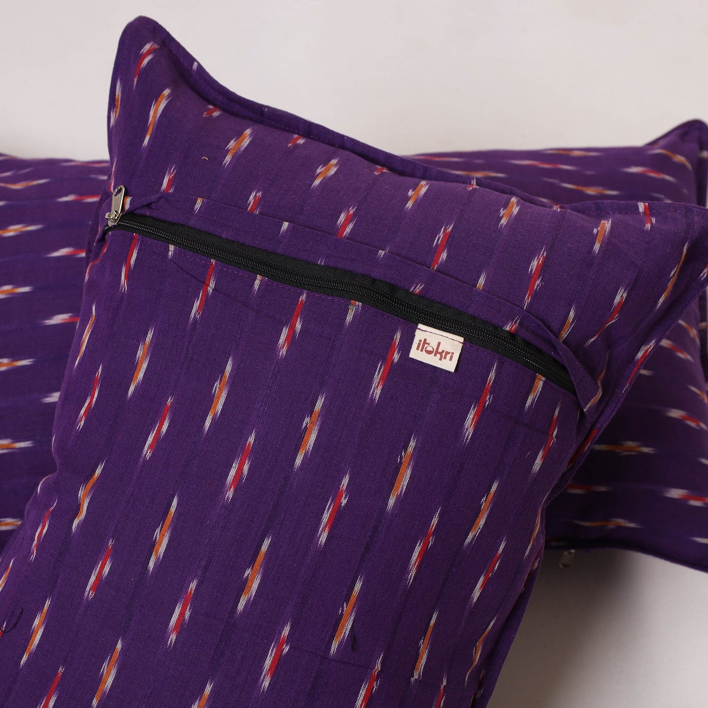 Pochampally ikat weave pillow cover (set of 2) 16