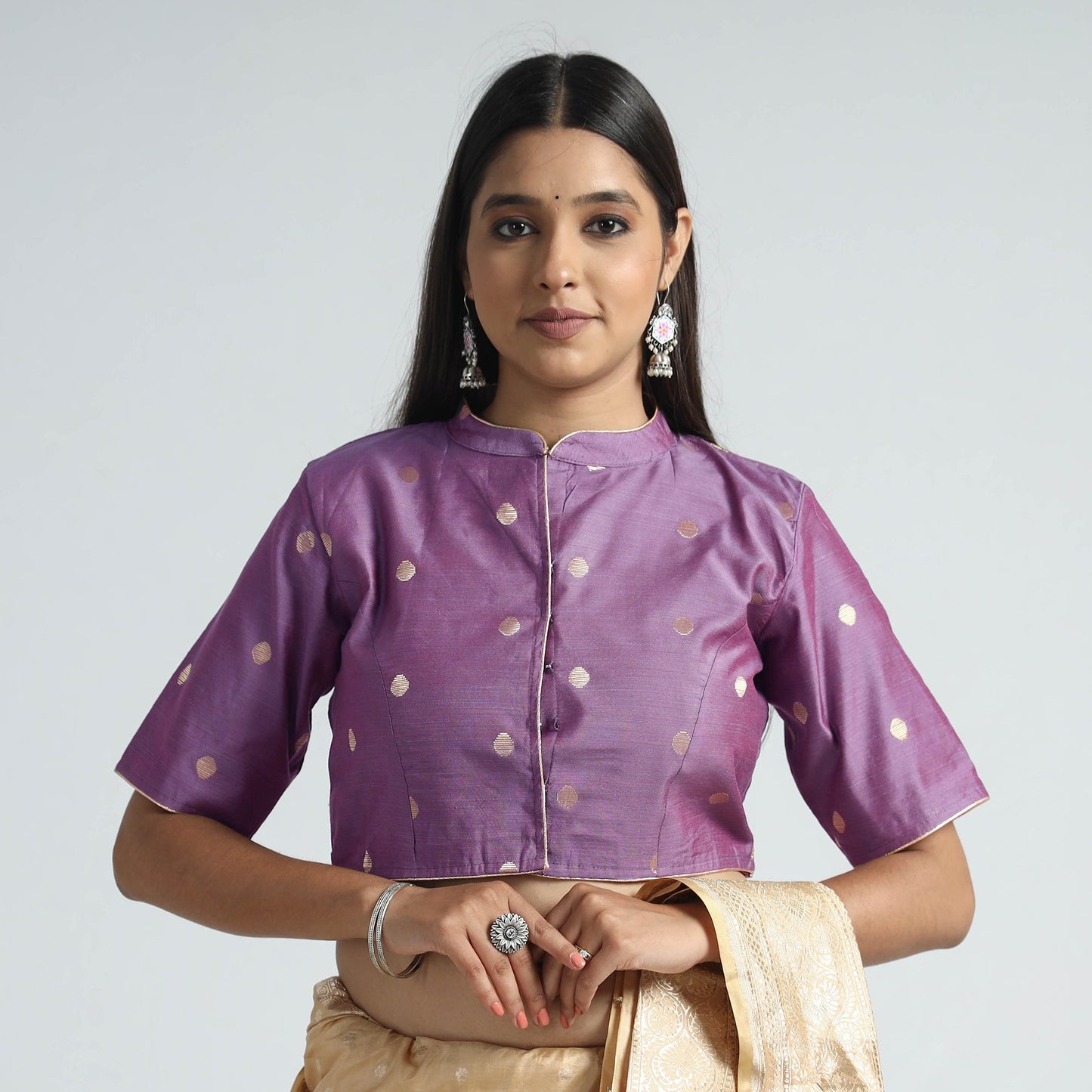 Silk Stitched Blouse