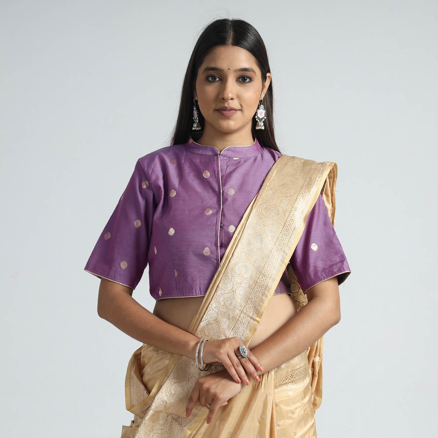 Silk Stitched Blouse