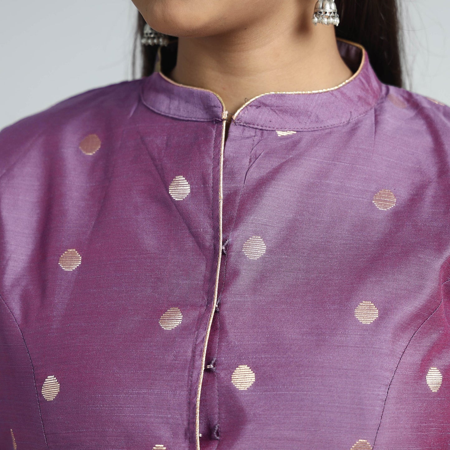 Silk Stitched Blouse