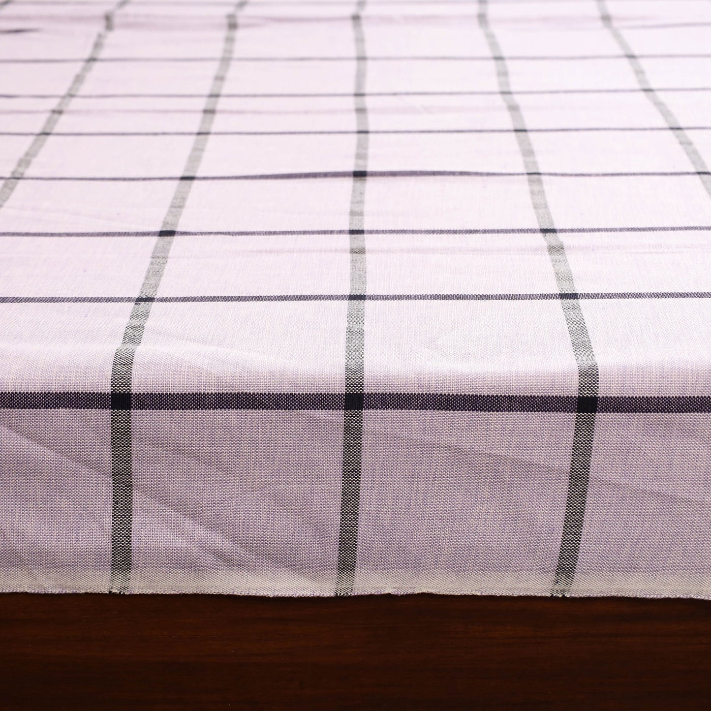 Purple - single handloom cotton bed sheet (90 x 60 in) 125