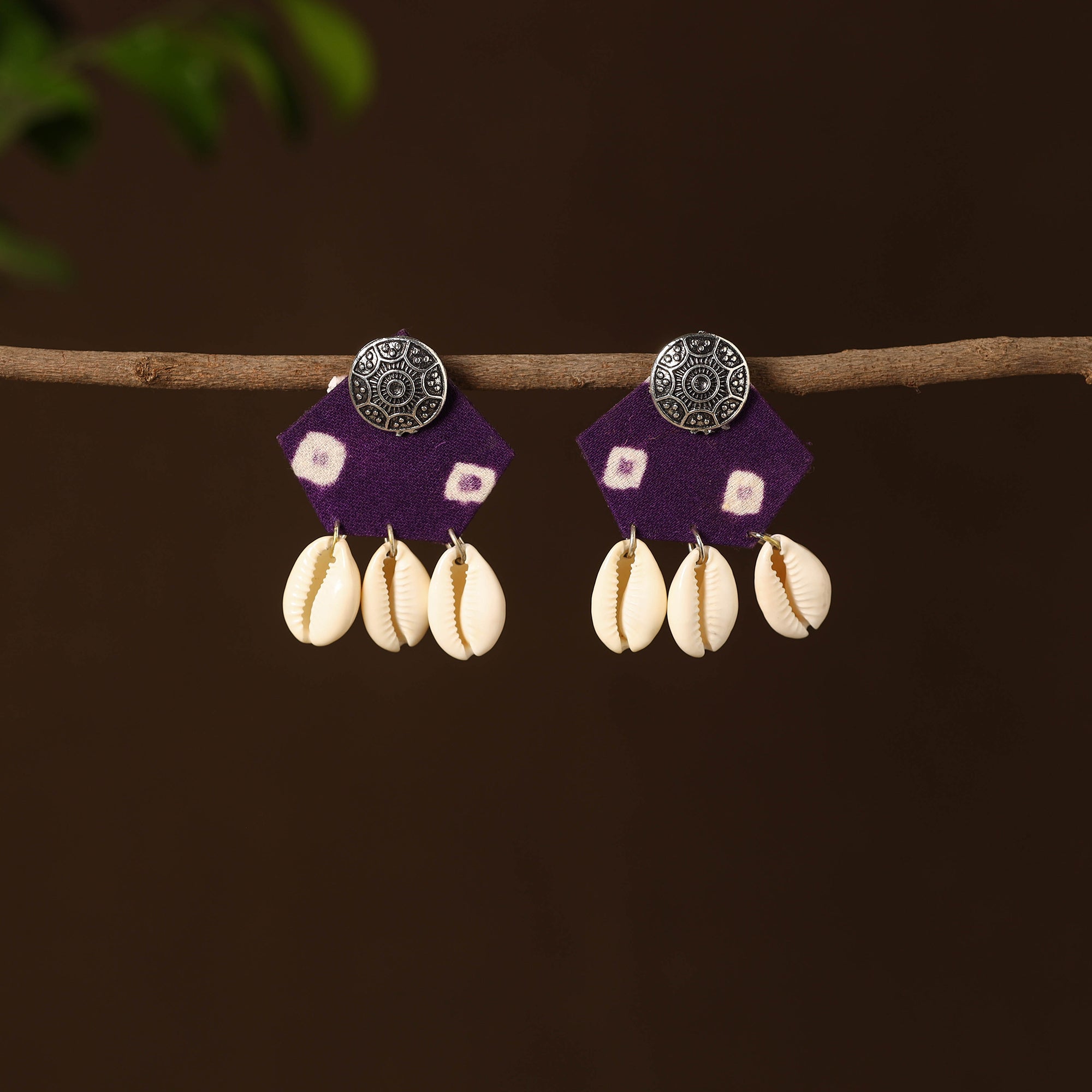 Green - Alisha Thread Work GS Fabart Earrings