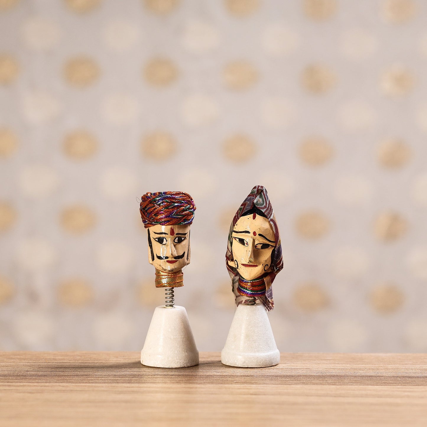 Buy Rajasthani Bobble Head Handmade Puppet / Kathputli l iTokri.com