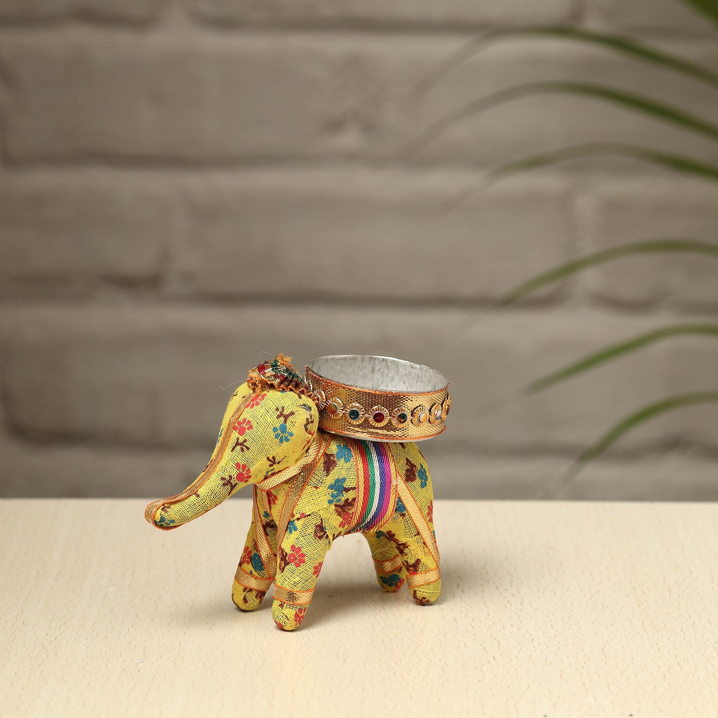 Rajasthani Elephant Handmade Tealight Candle Holder