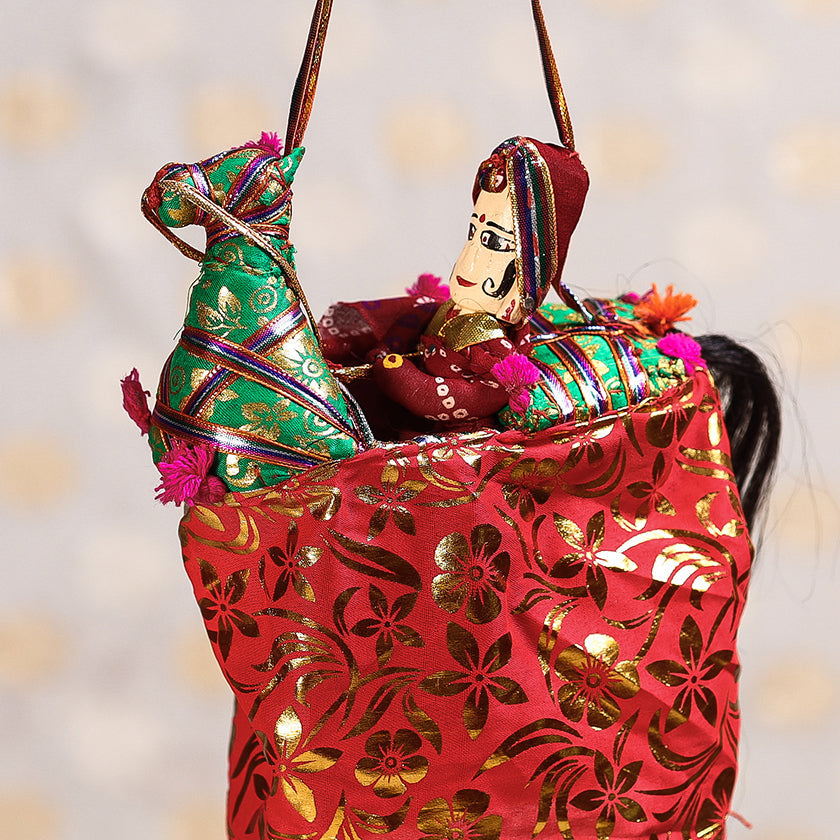 Ghodi Sawar - Rajasthani Handmade Hanging / Kathputli