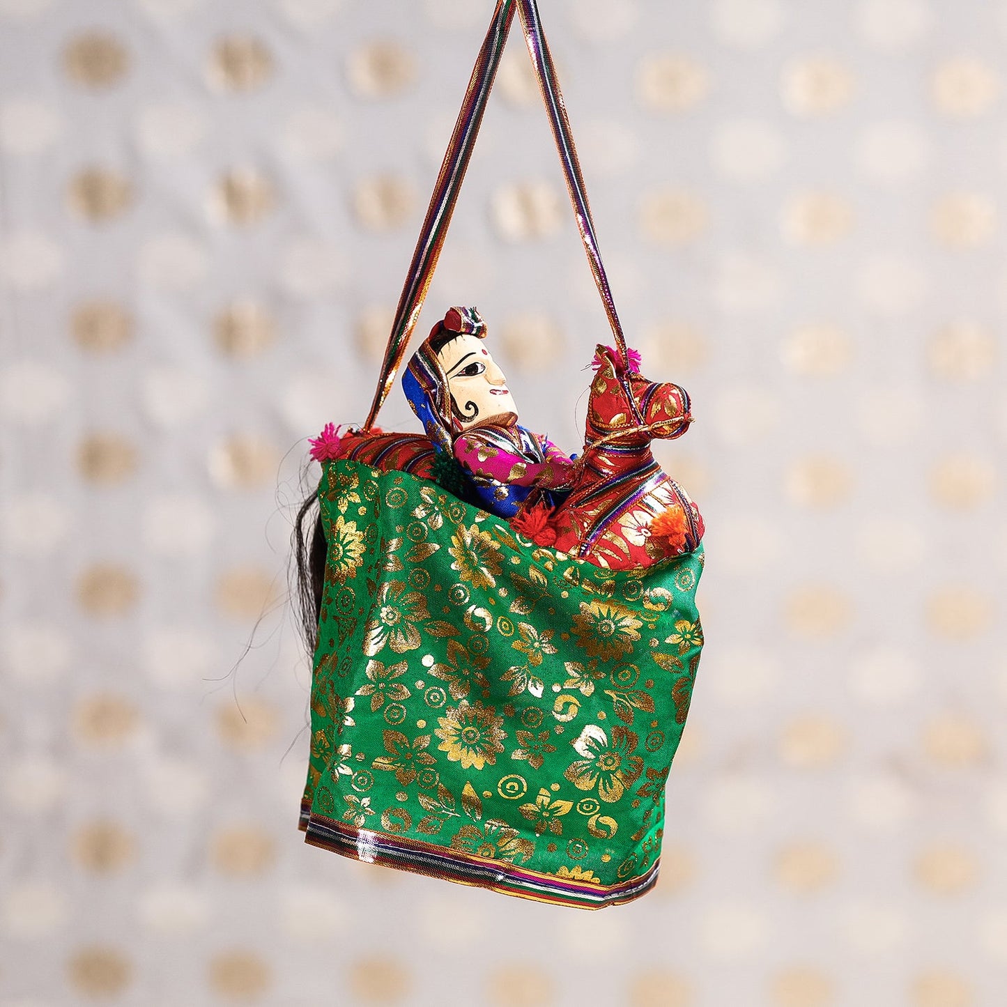 Ghodi Sawar - Rajasthani Handmade Hanging / Kathputli