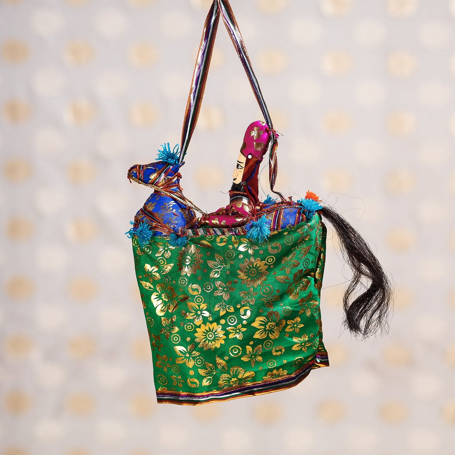 Ghodi Sawar - Rajasthani Handmade Hanging / Kathputli